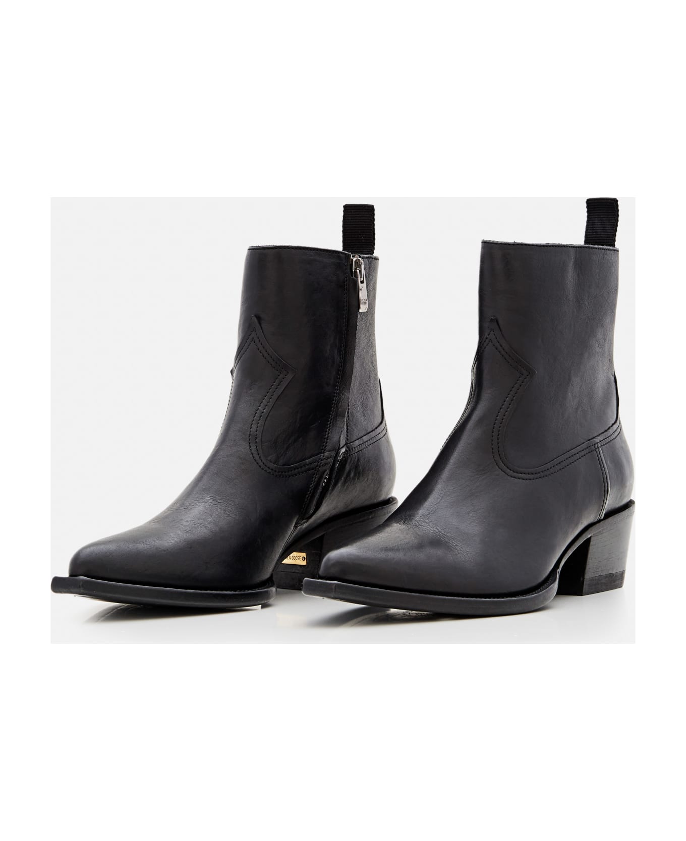 Golden Goose Debbie Leather Boots - Black ブーツ