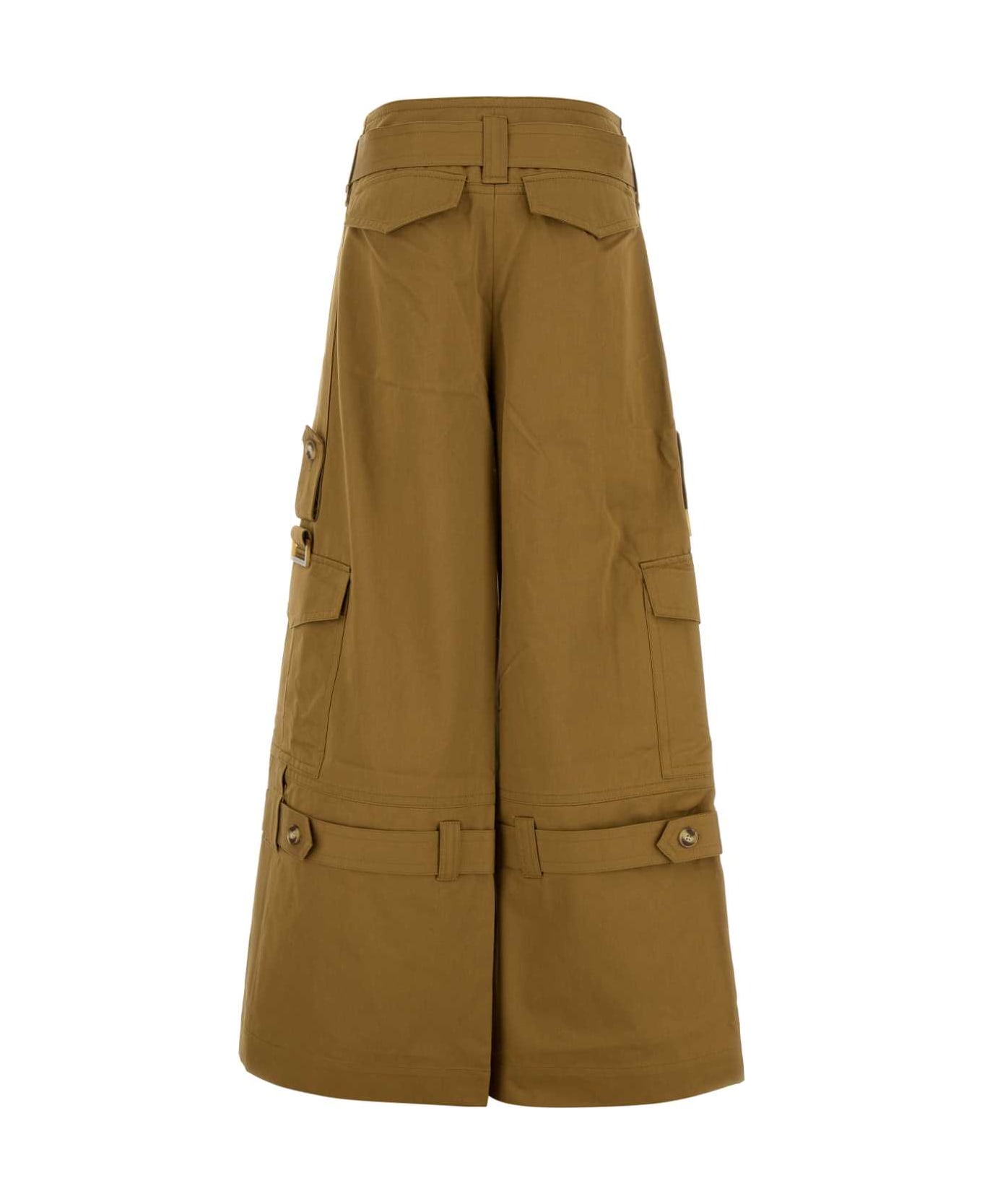 Zimmermann Biscuit Cotton Cargo Pant - KHAKI