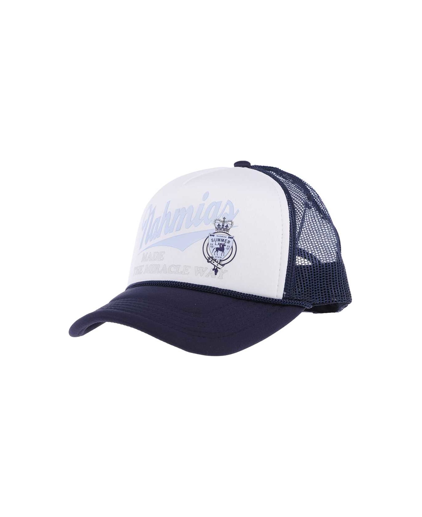Nahmias Logo Baseball Cap - blue