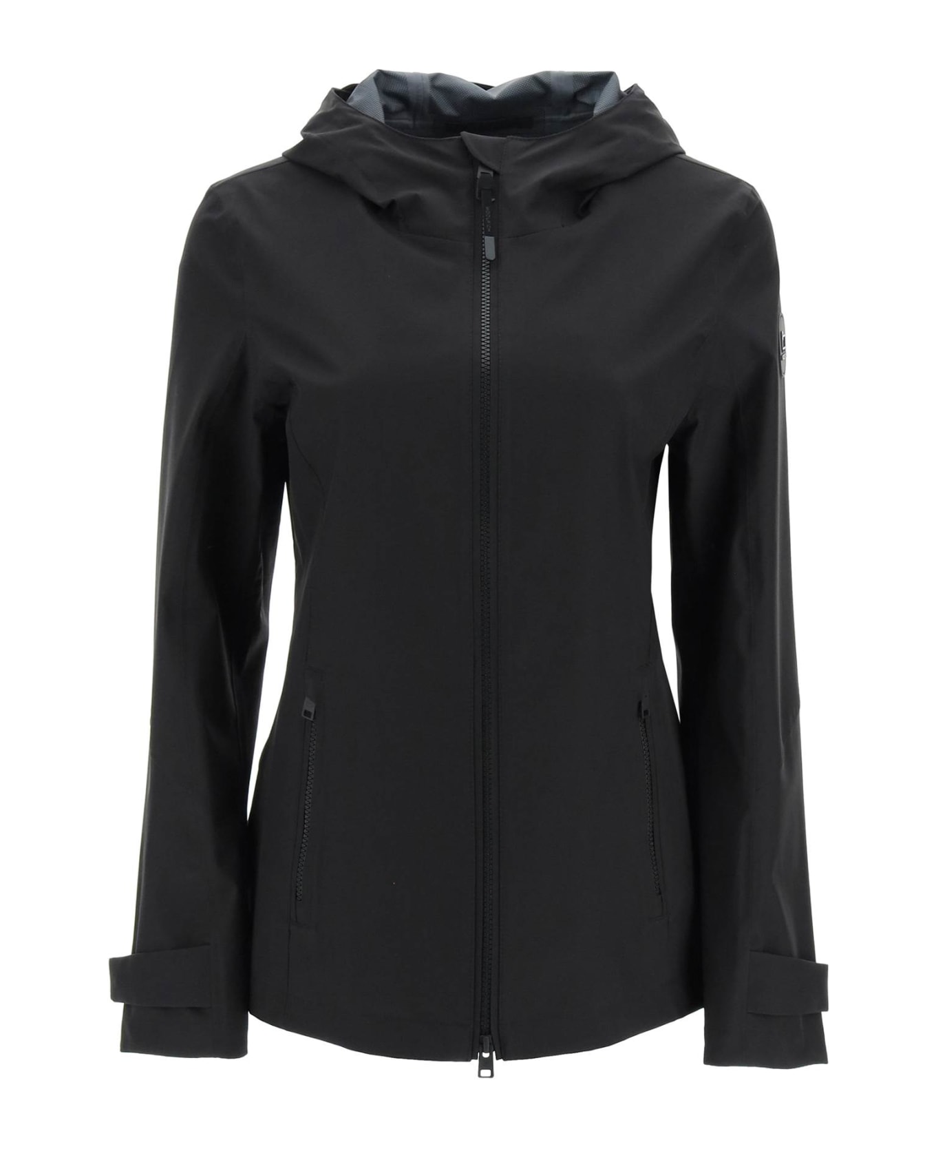 Woolrich Light Hooded Jacket - BLACK (Black)