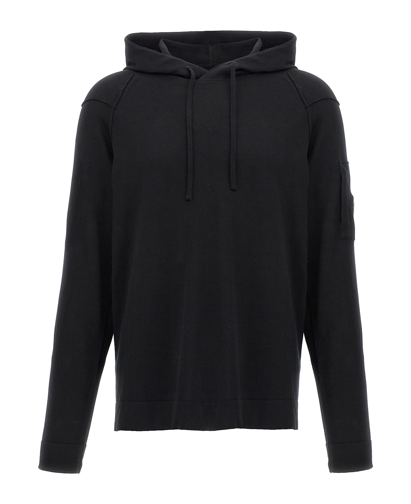 C.P. Company 
sea Island
 Hoodie - Black  