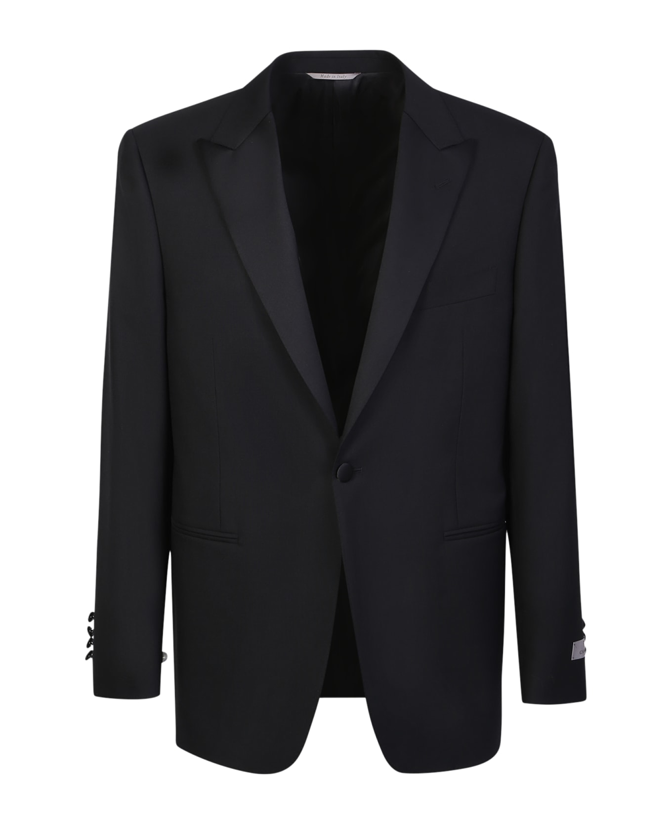 Canali Single-breasted Black Smoking - Black スーツ