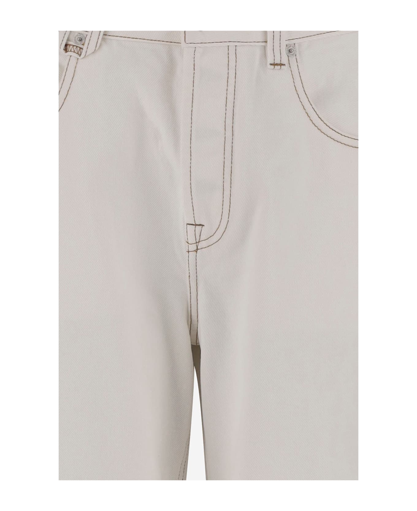Jacquemus Cotton Denim Jeans - White