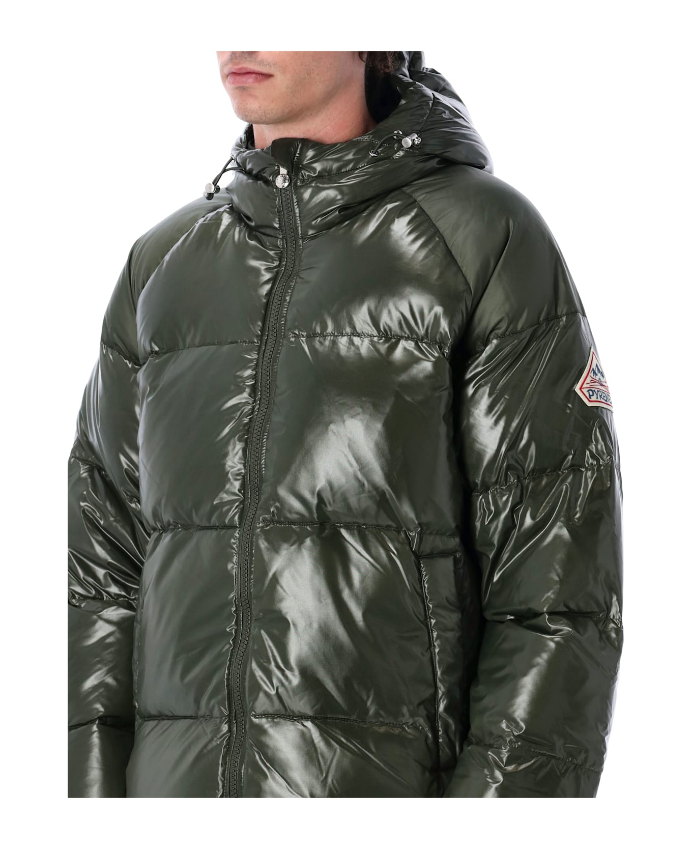 Pyrenex Sten Hooded Down Jacket - BROWN