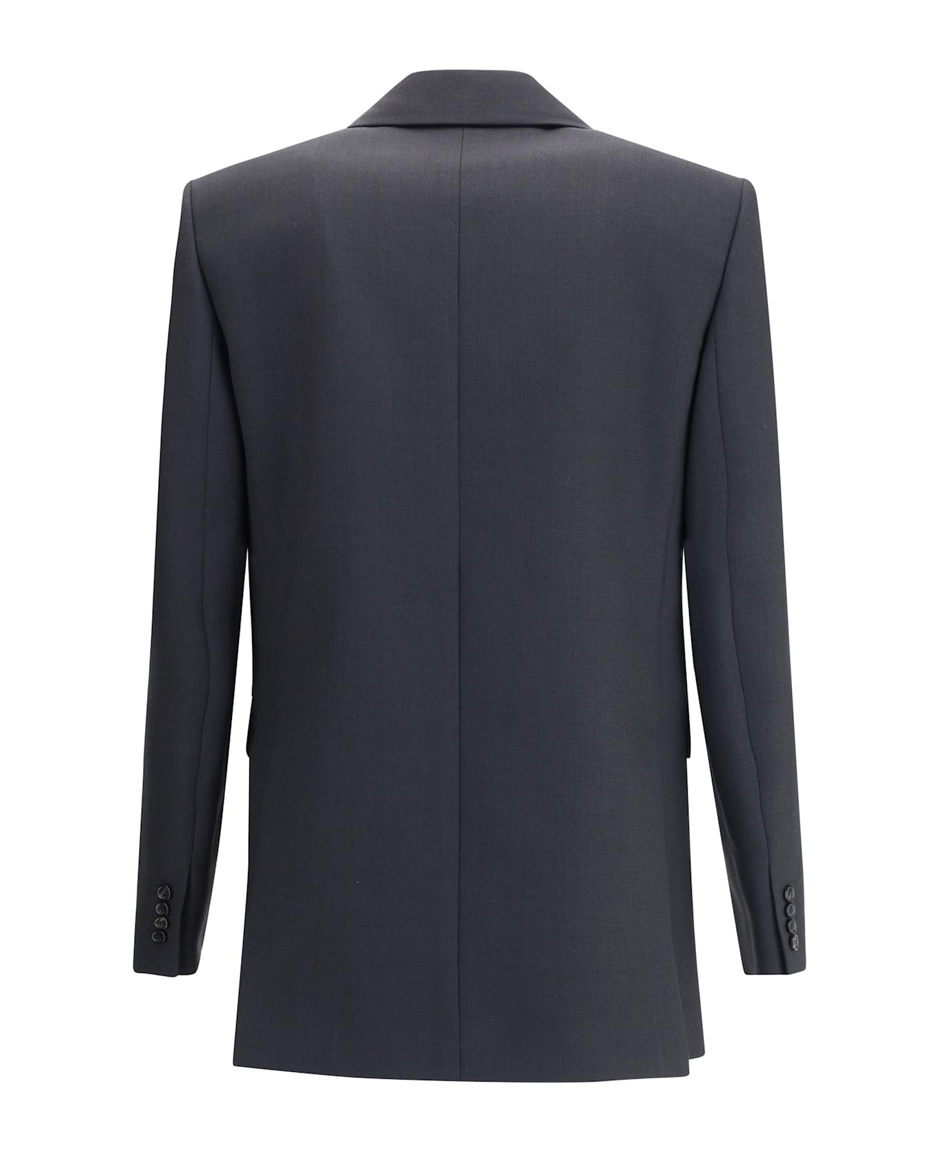 Saint Laurent Veste Double Croisur - BLACK