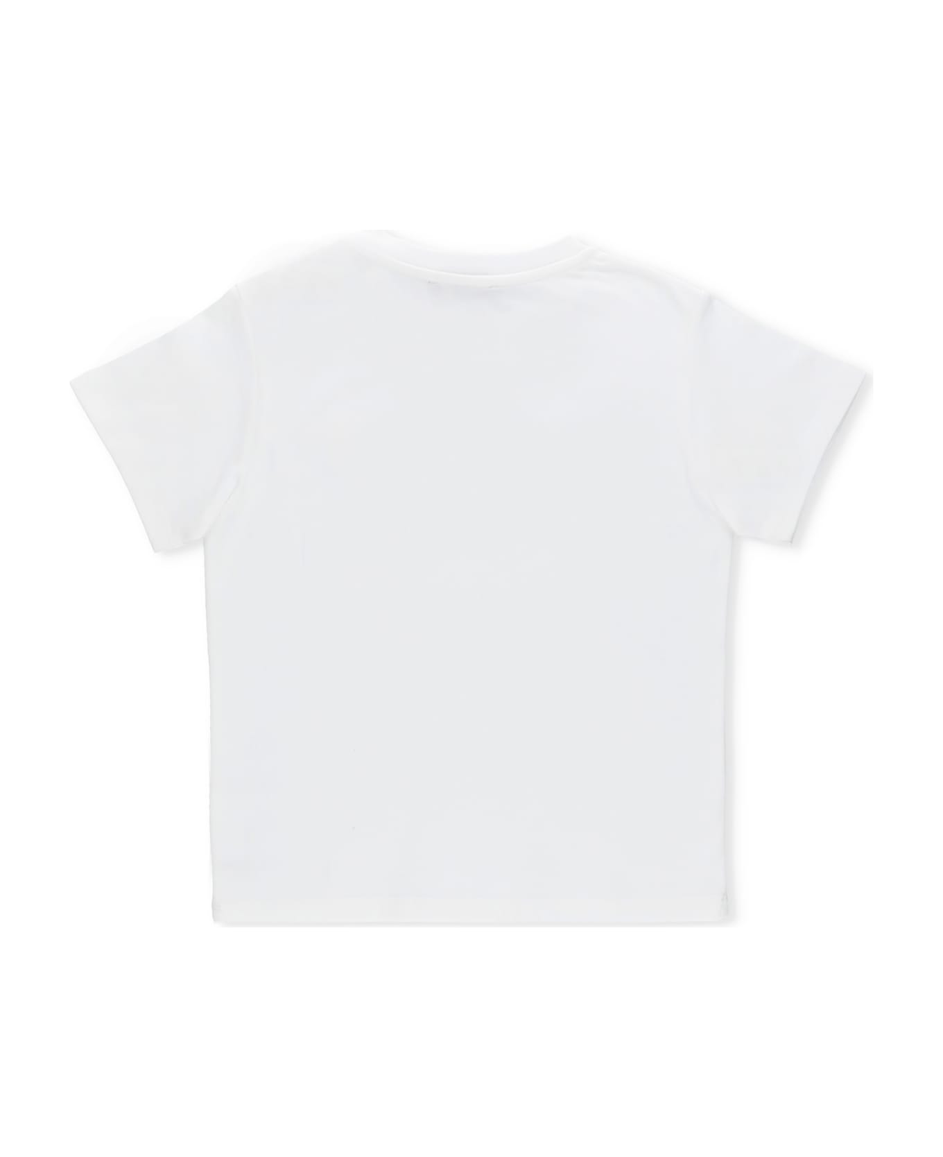 Balmain T-shirt With Logo - White/gold