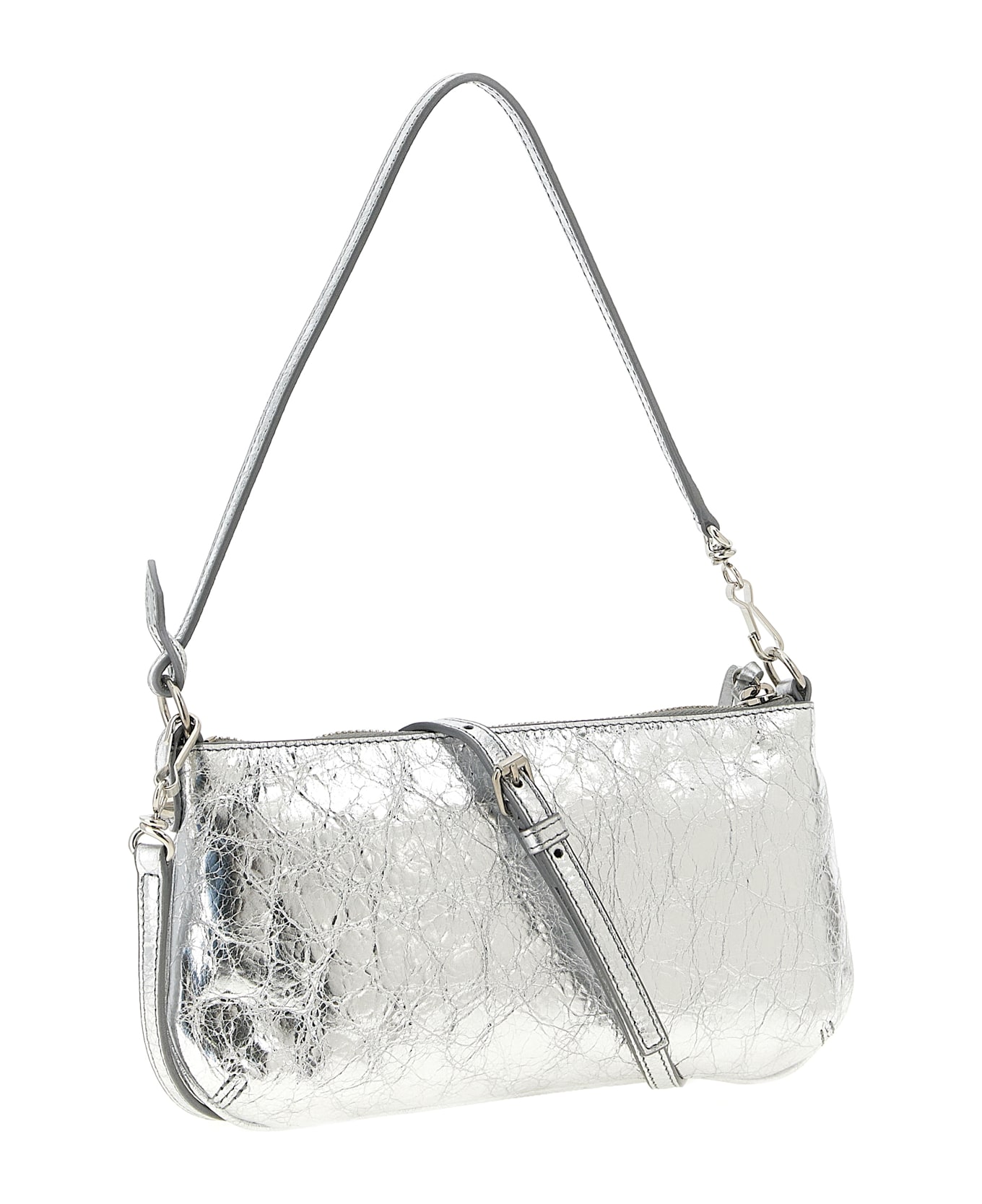 Balenciaga 
le City
 Clutch - Silver