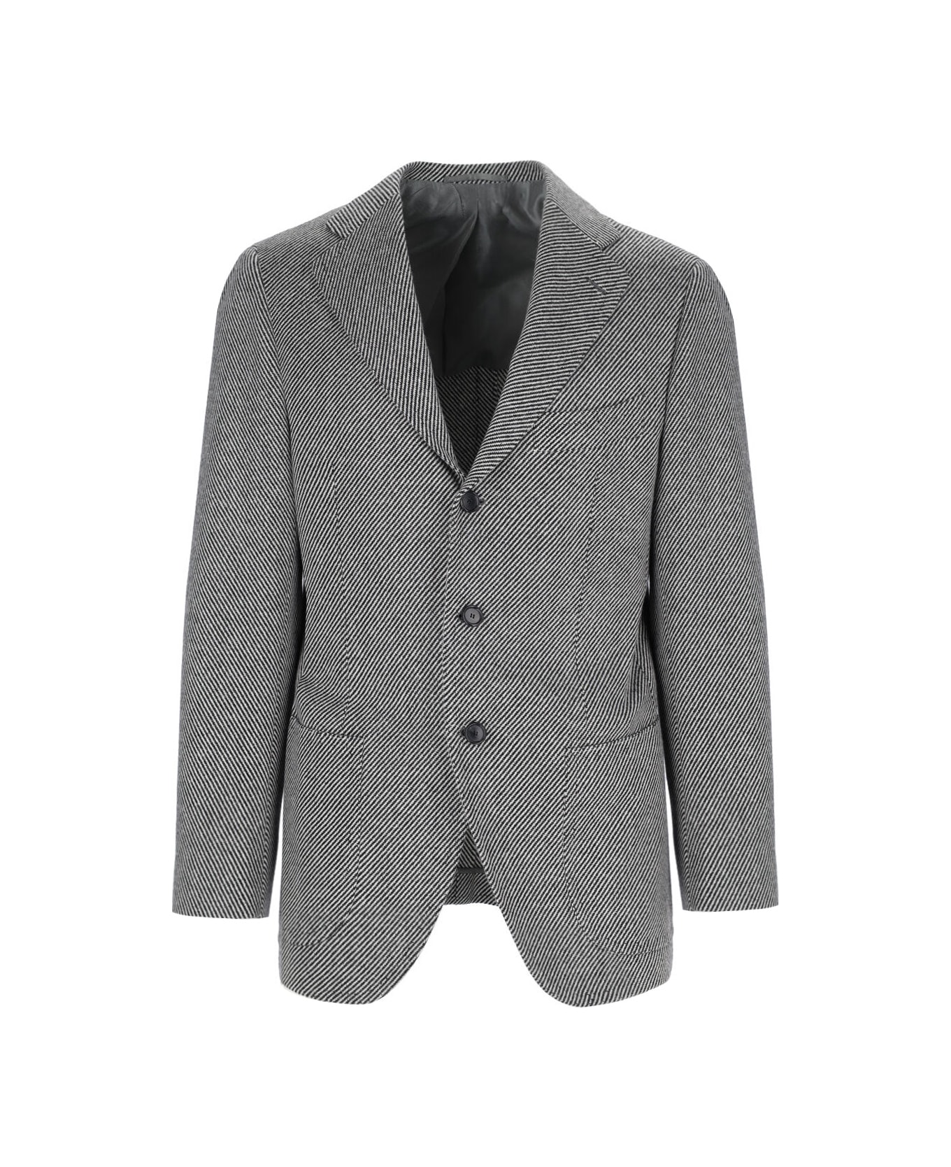 Cesare Attolini Single-breasted Blazer - Black  