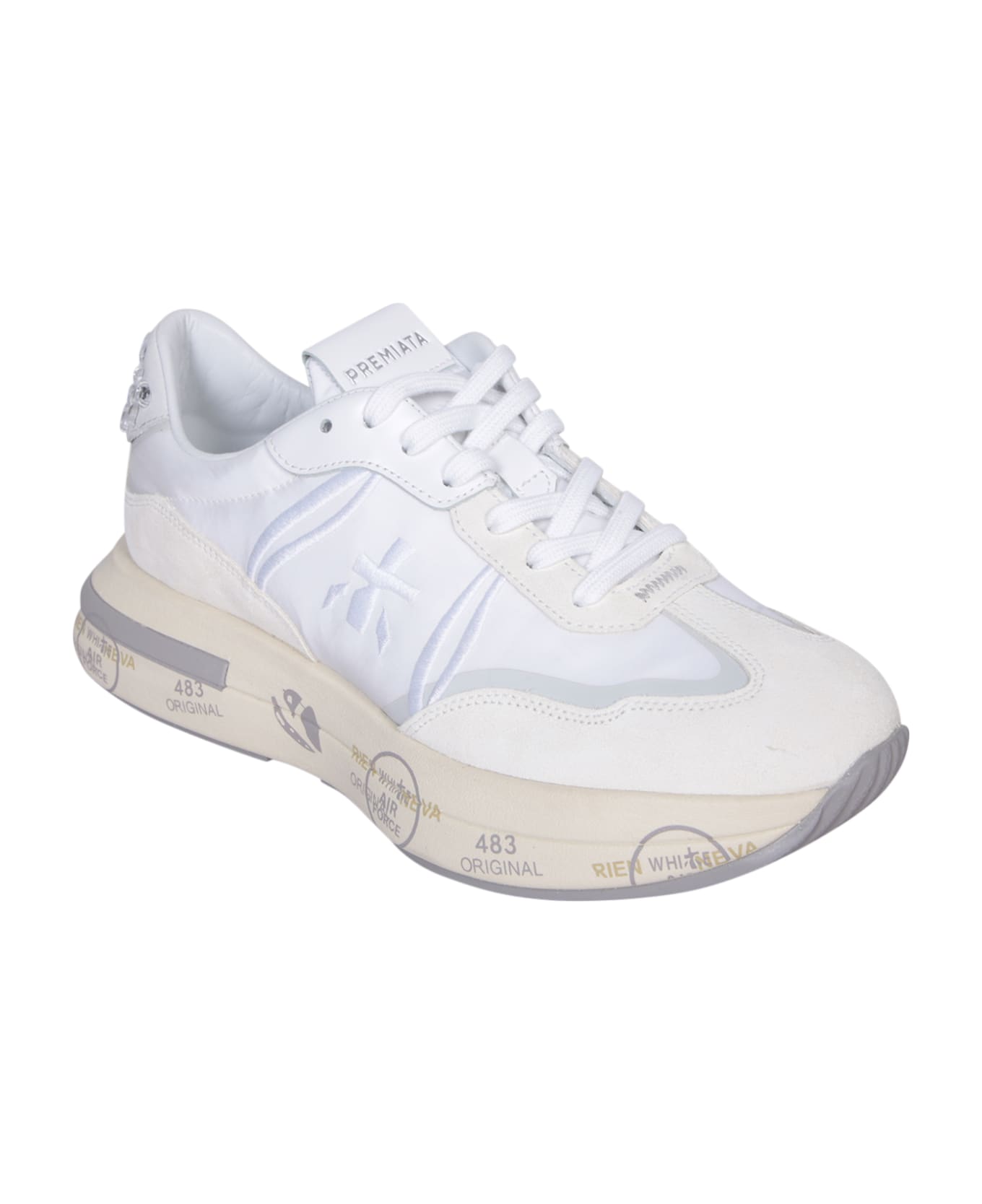 Premiata Cassie White Sneakers - White