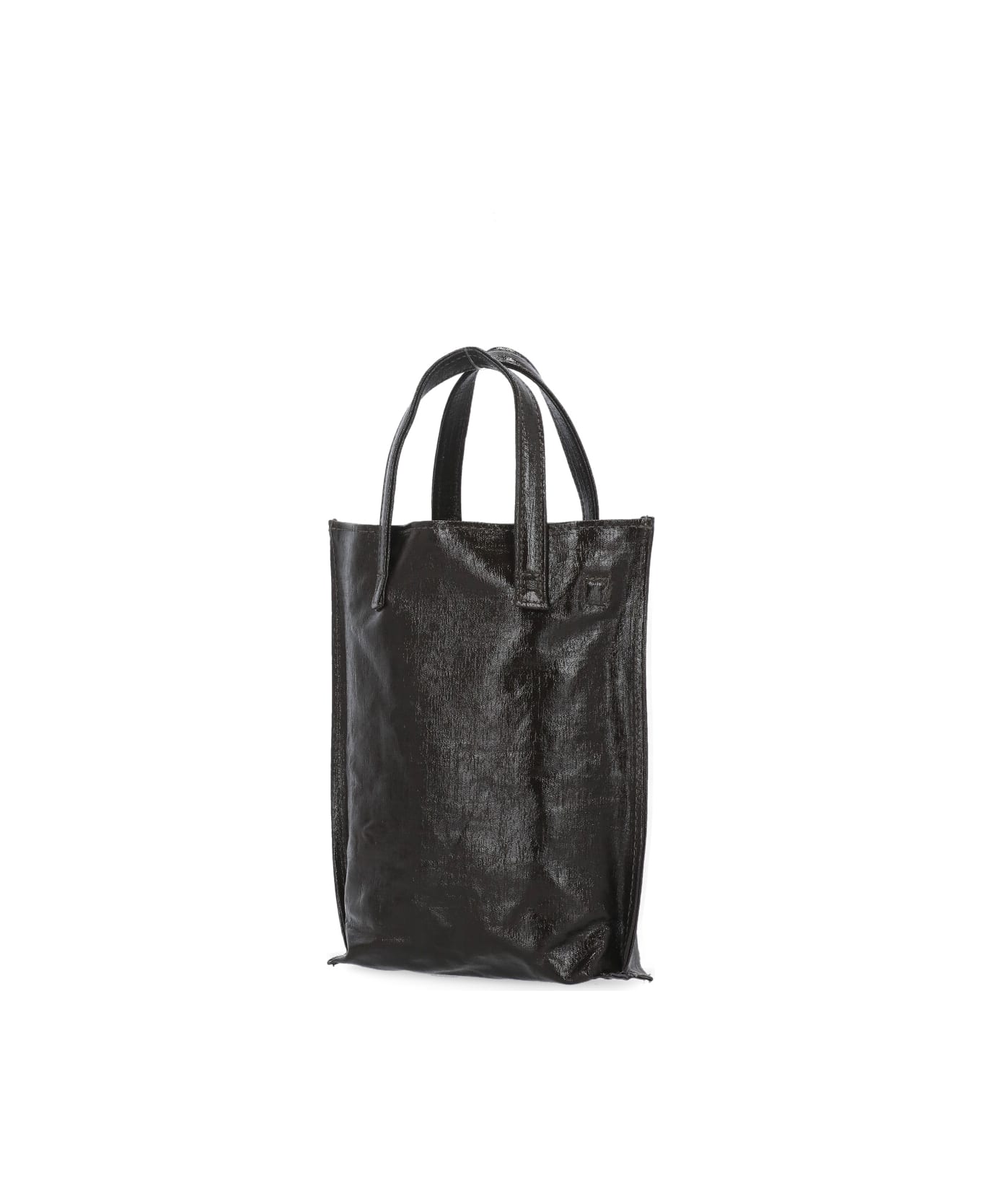 Uma Wang Small Case Canvas Bag - BROWN