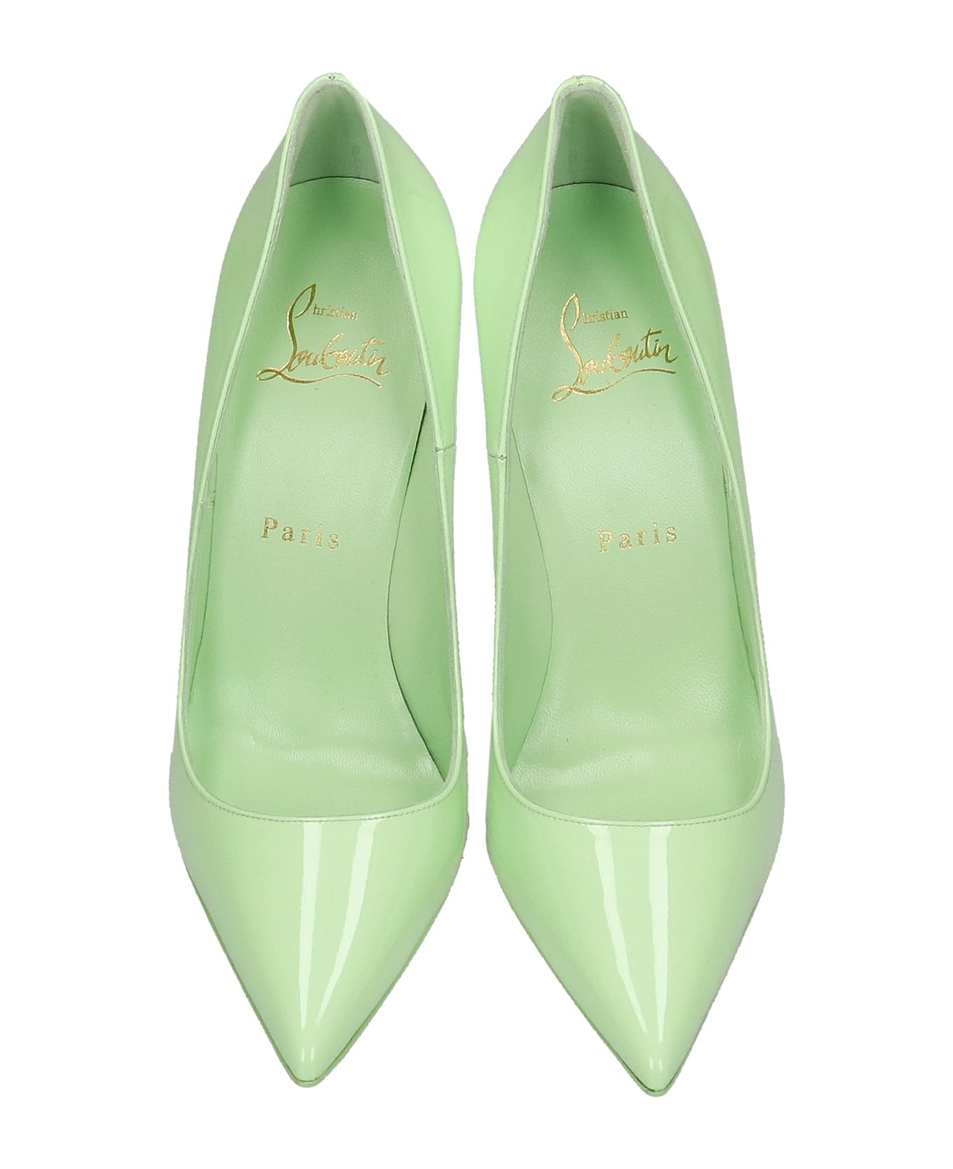 Christian Louboutin So Kate Pumps In Green Leather - green