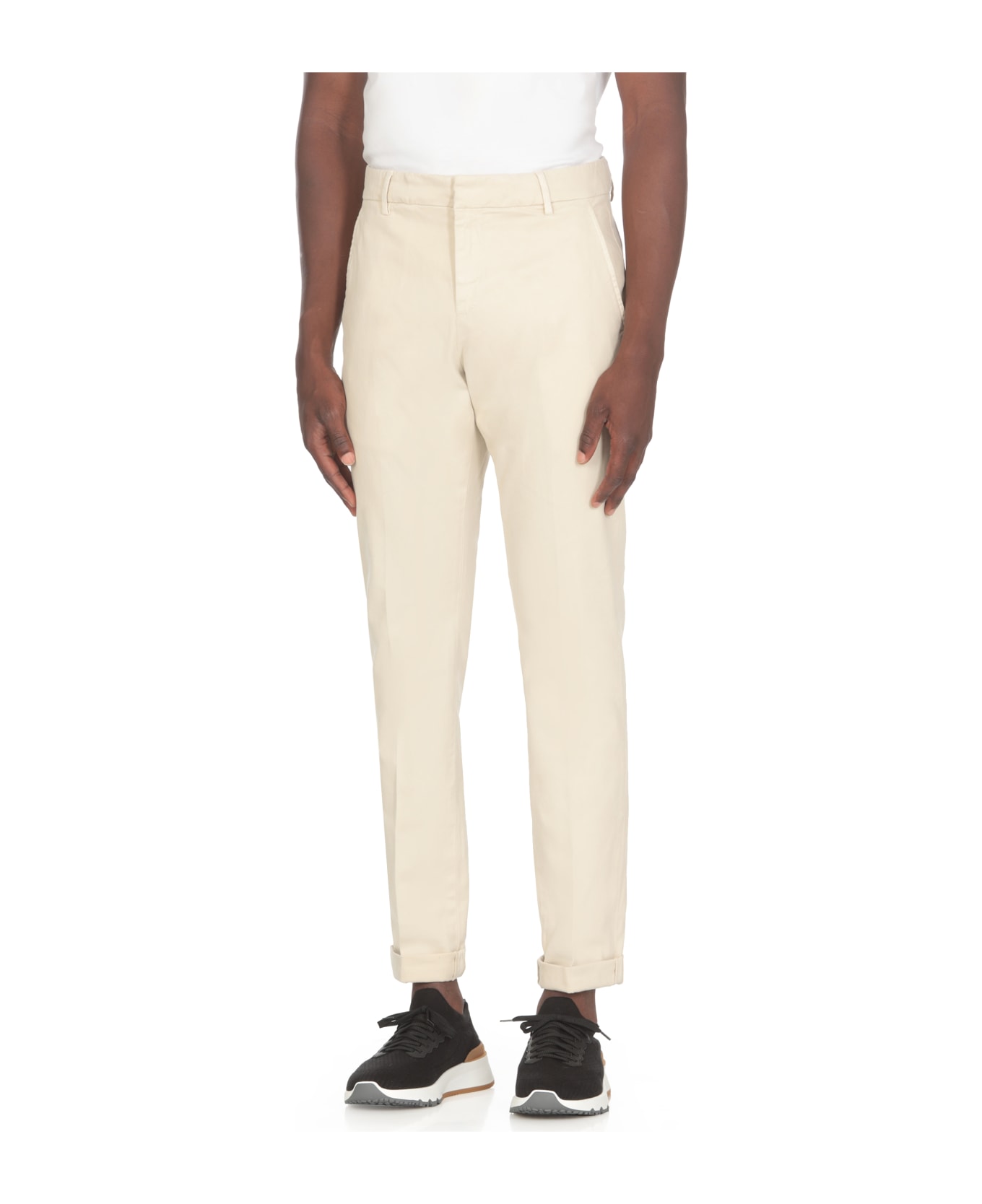 Dondup Trousers Beige - Ivory
