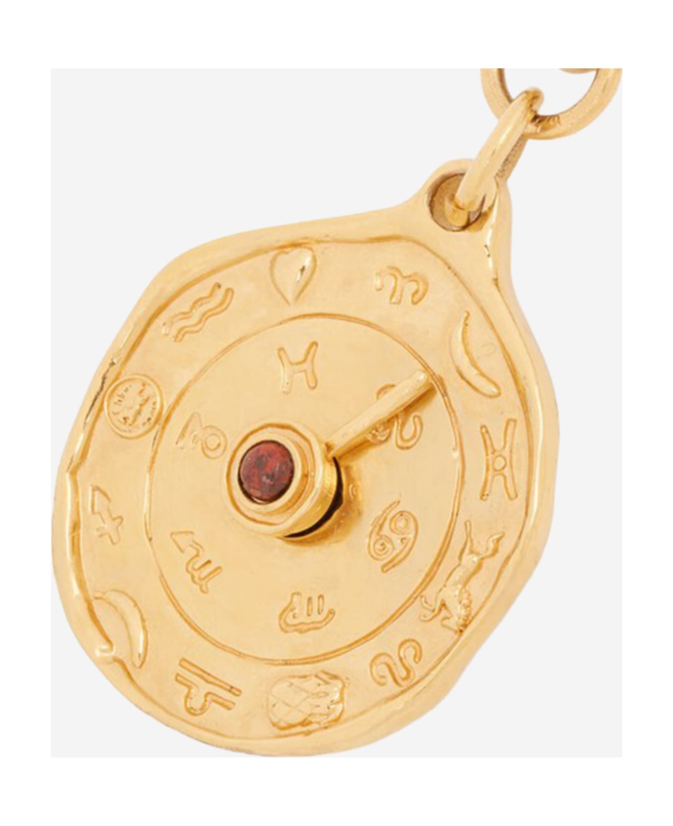 Chloé Medals Necklace With Pendant - COLOR oro