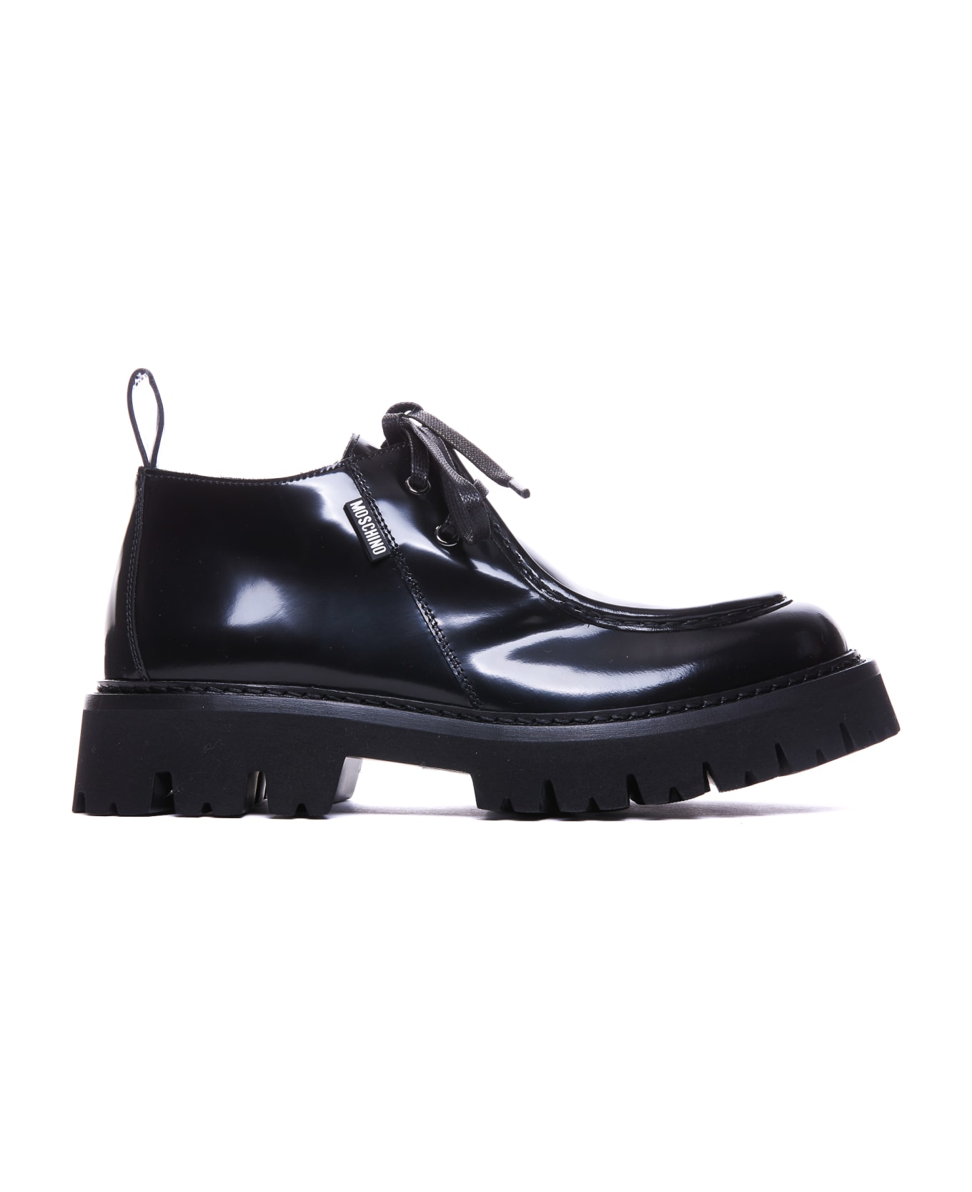 Moschino Lace Up Shoes - Black