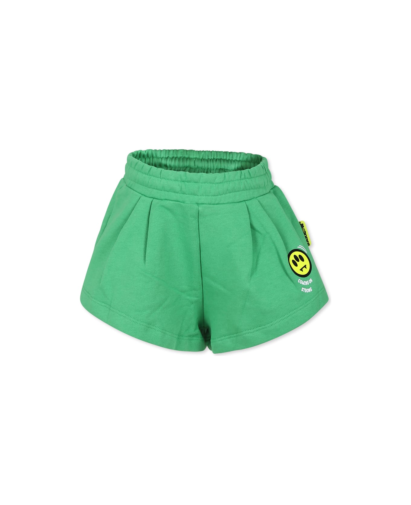 Barrow Green Shorts For Girl With Smiley - Green