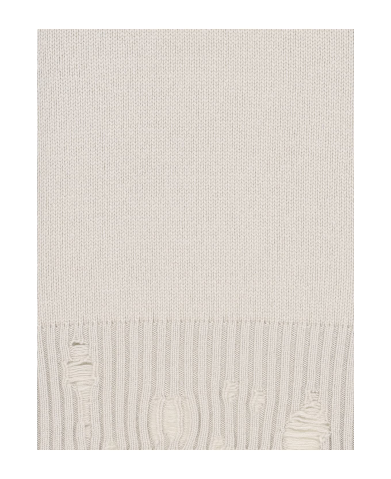 Canessa Destroyed Detail Sweater - Gray