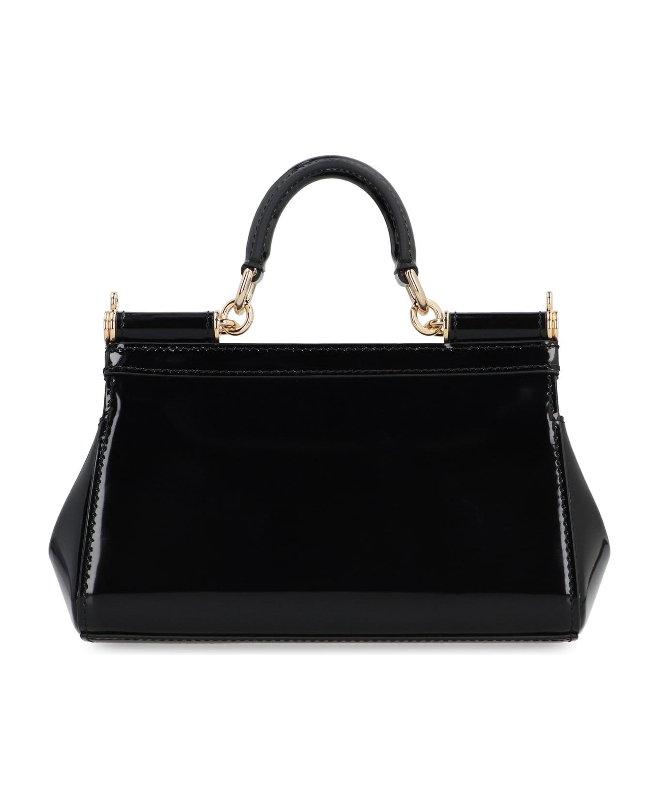 Dolce 
Gabbana Sicily Small Leather Handbag - black