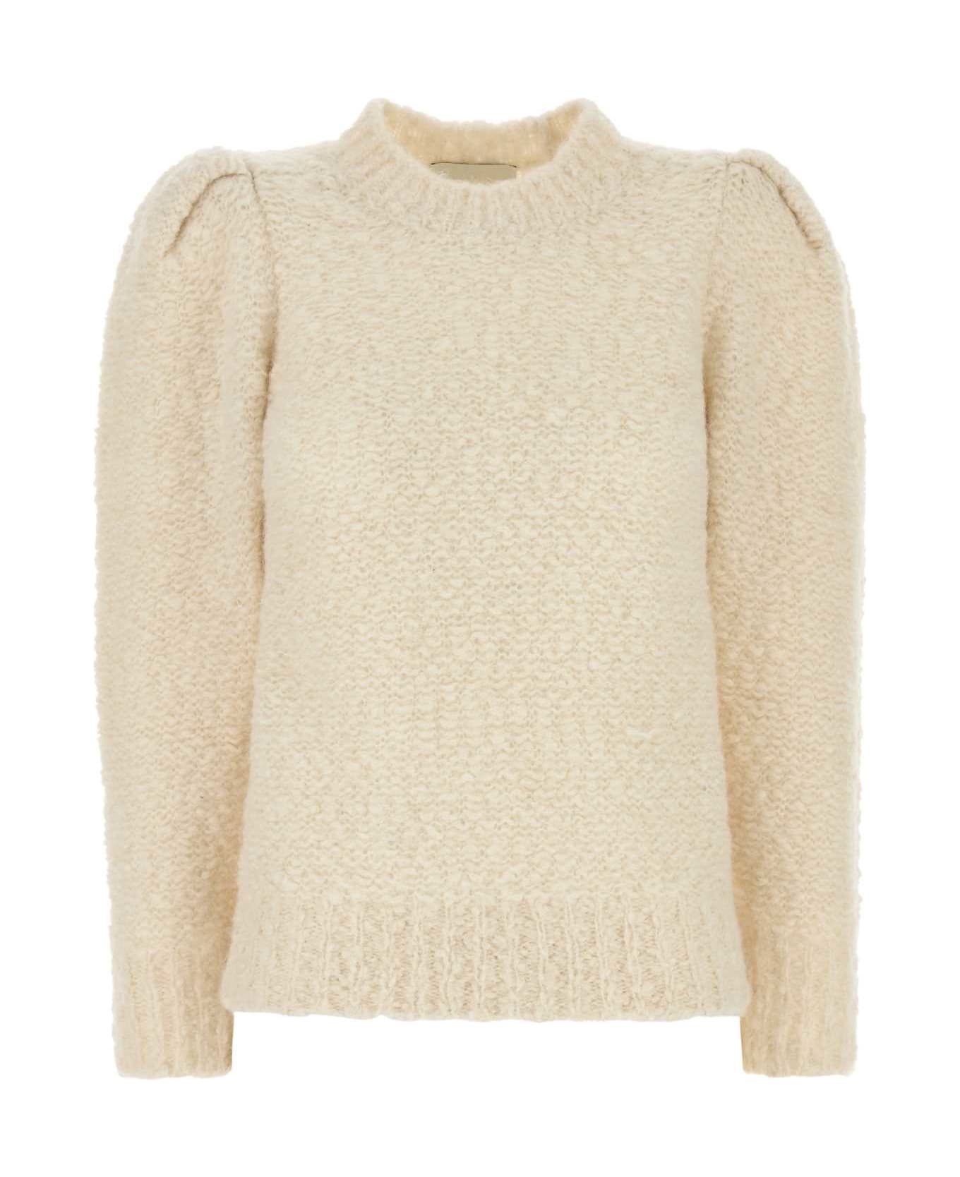 Isabel Marant Ivory Alpaca Blend Emma Sweater - ECRU