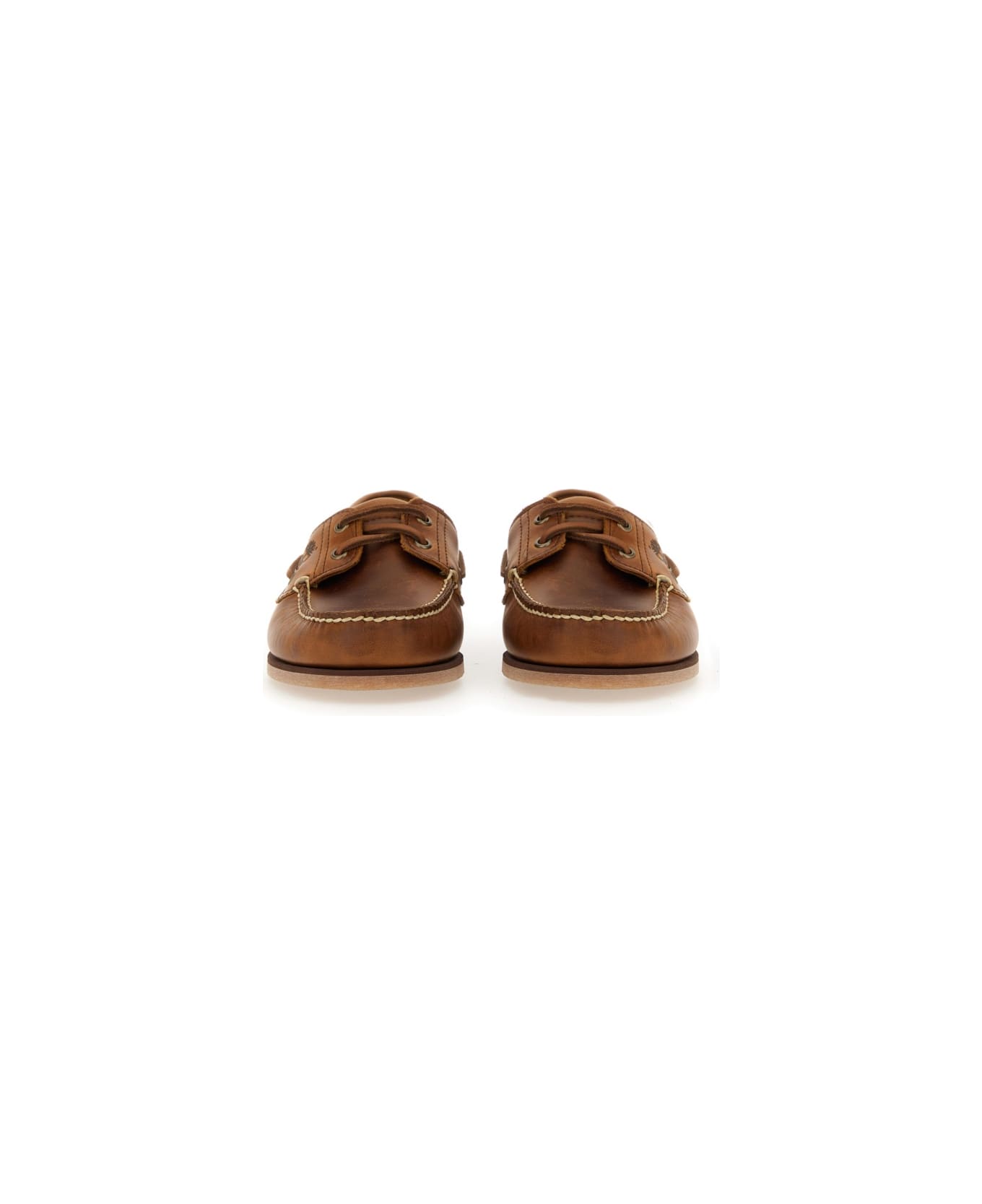 Timberland Leather Boat Moccasin - BROWN