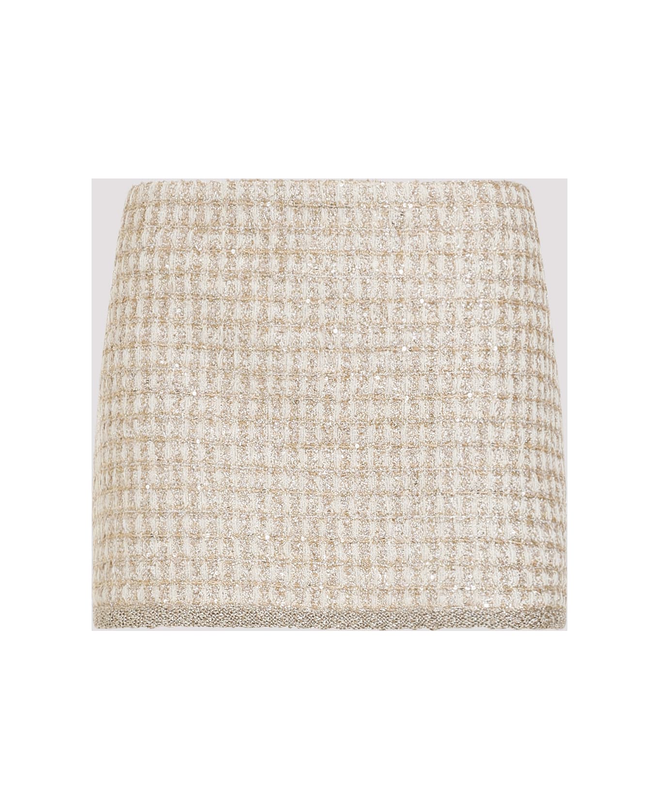 Miu Miu Mini Skirt - Avorio Oro