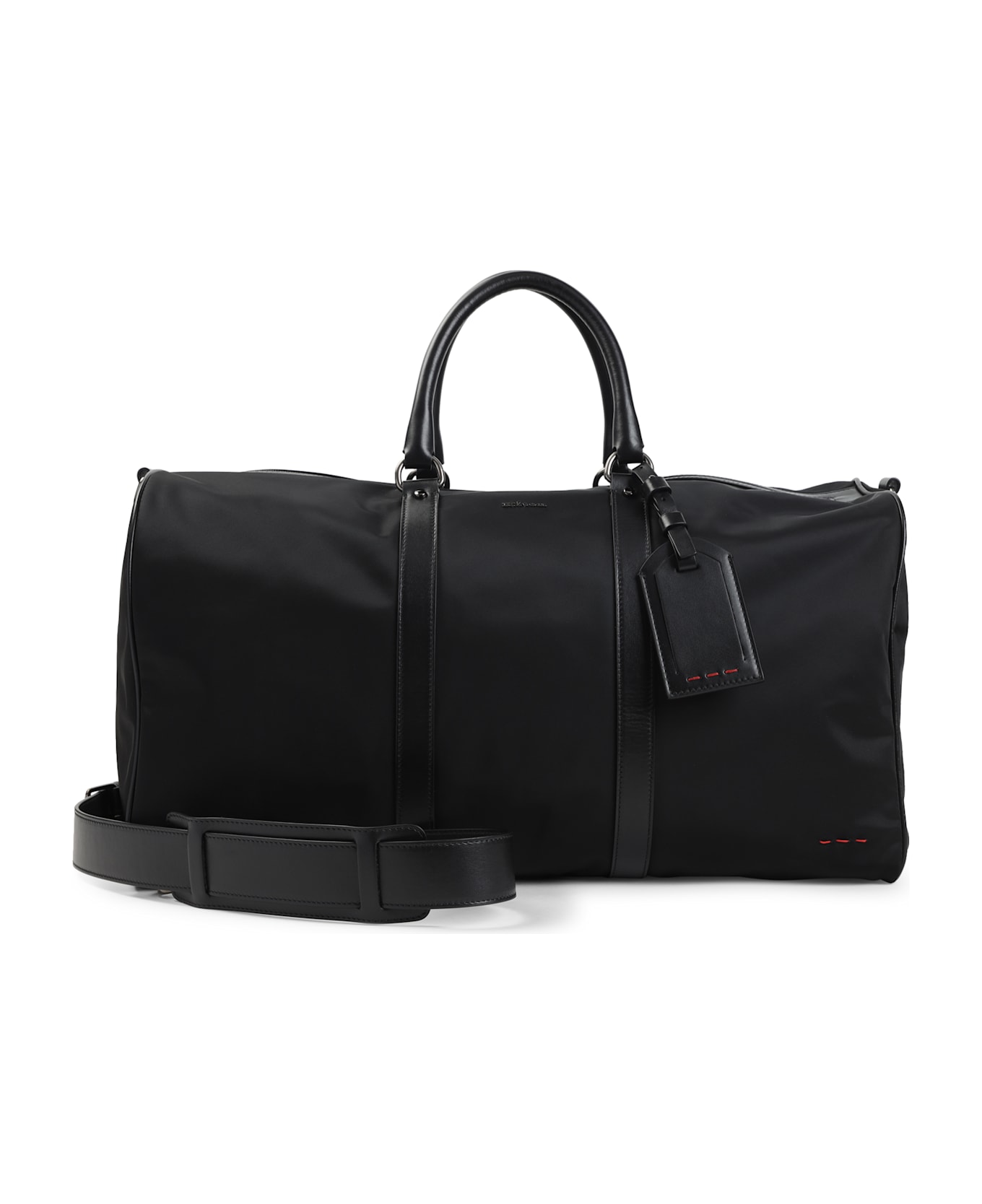 Kiton Polyamide Luggage Bag - Nero