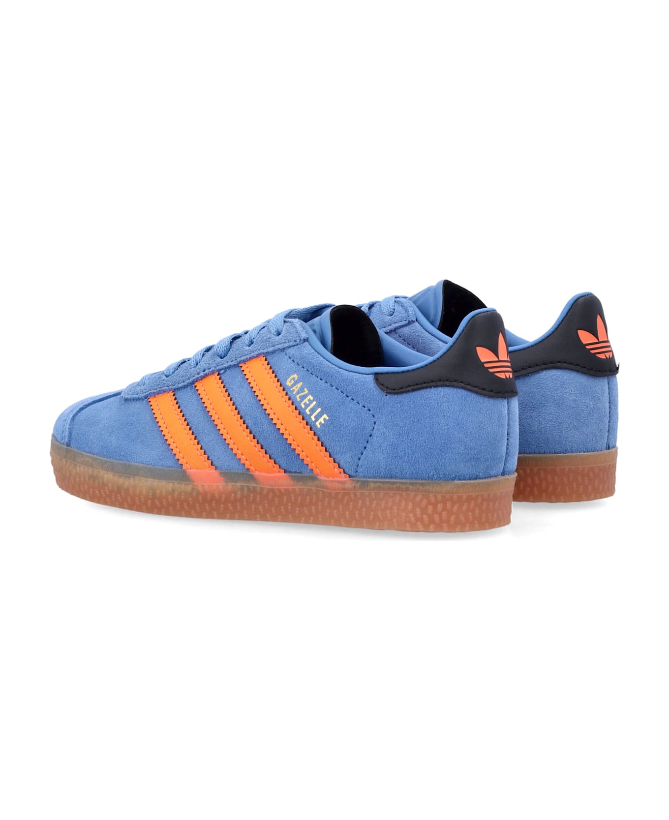 Adidas Originals Adidas Gazelle Kids Suede Sneakers - BLUE/ORANGE