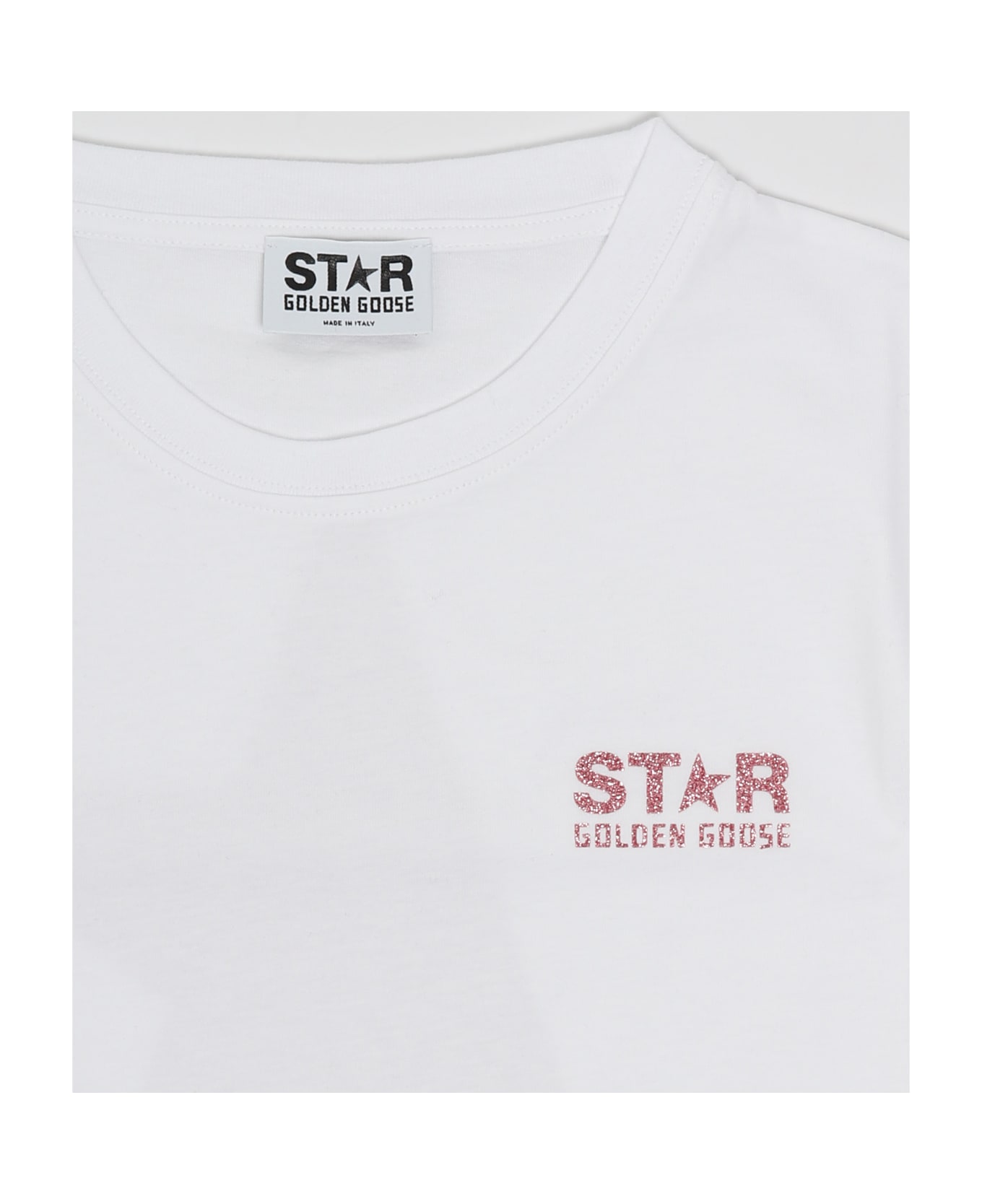 Golden Goose T-shirt T-shirt - BIANCO-ROSA  Tシャツ＆ポロシャツ