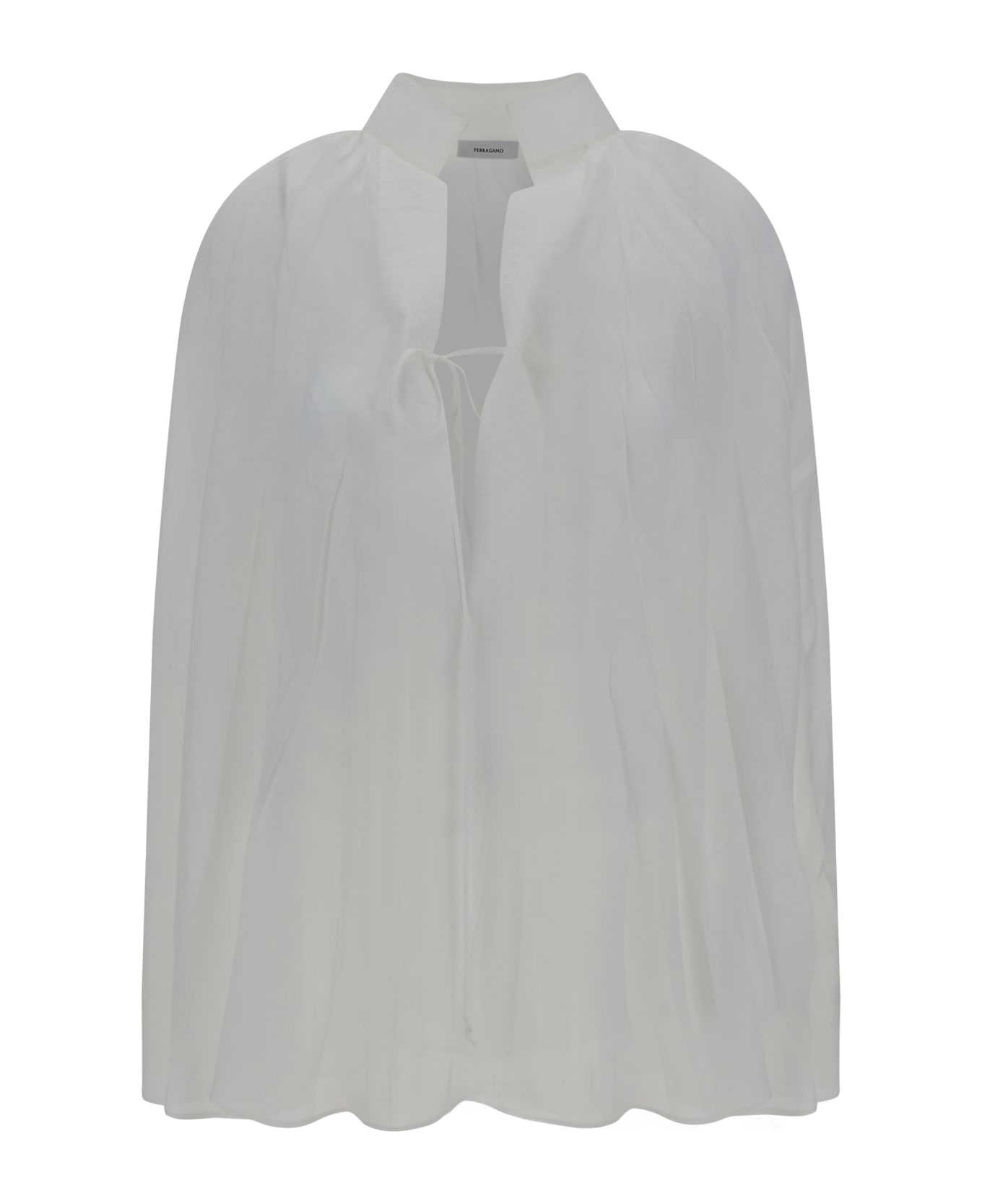 Ferragamo Tunic Shirt - White ブラウス