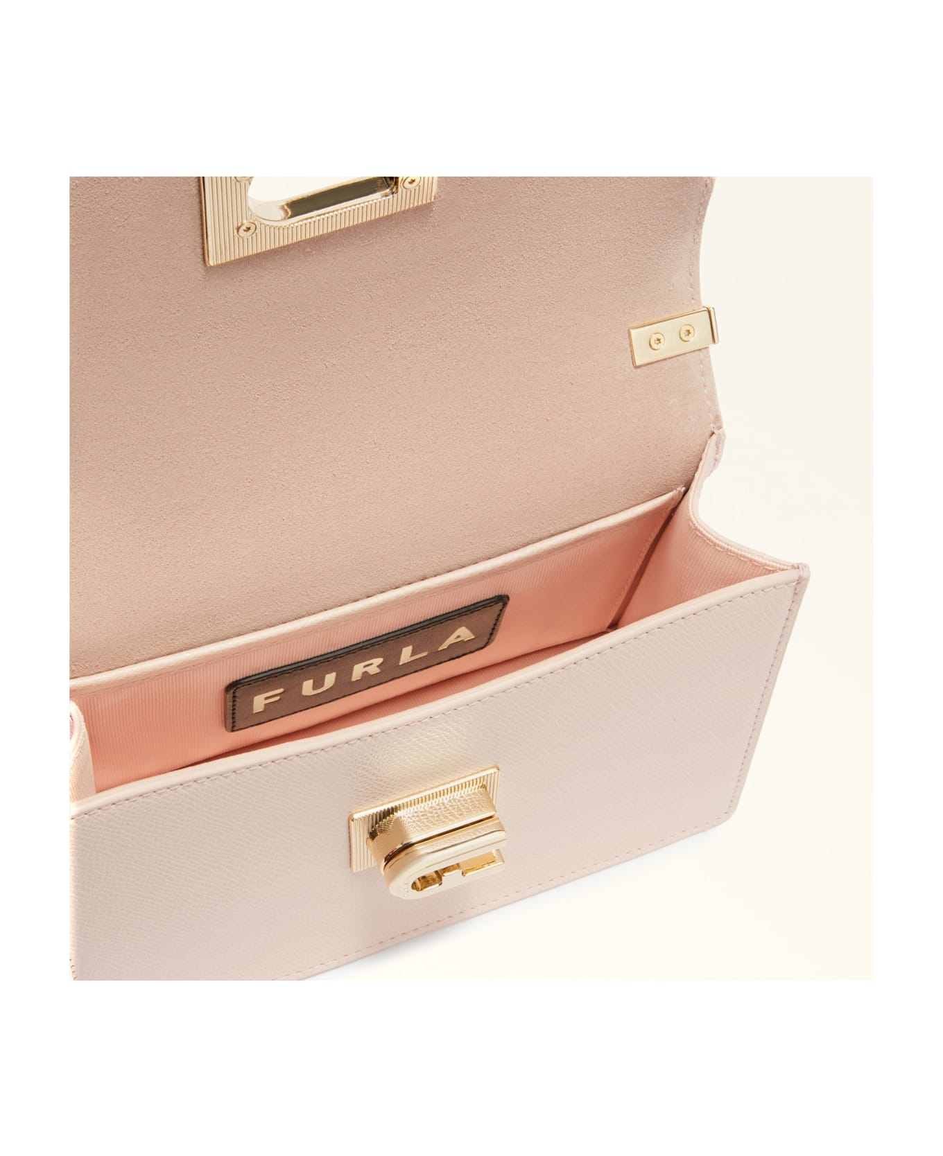 Furla 1927 Mini Leather Shoulder Bag Color Azalea - Azalea