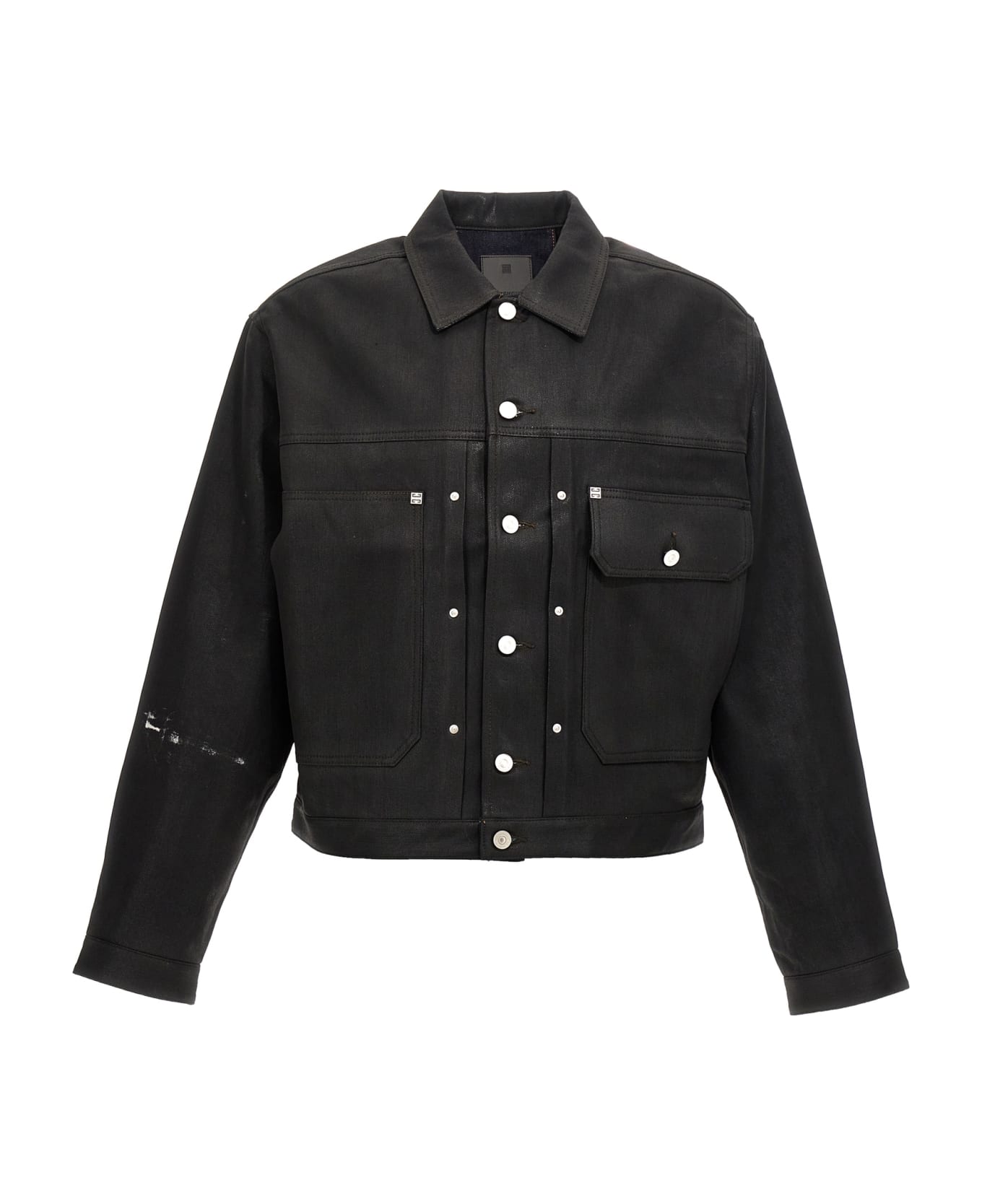 Givenchy Coated Denim Jacket - Black  