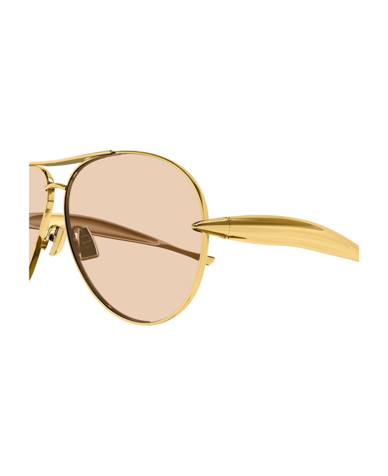 Bottega Veneta Eyewear Bv1305s Sunglasses - GOLD-GOLD-BROWN