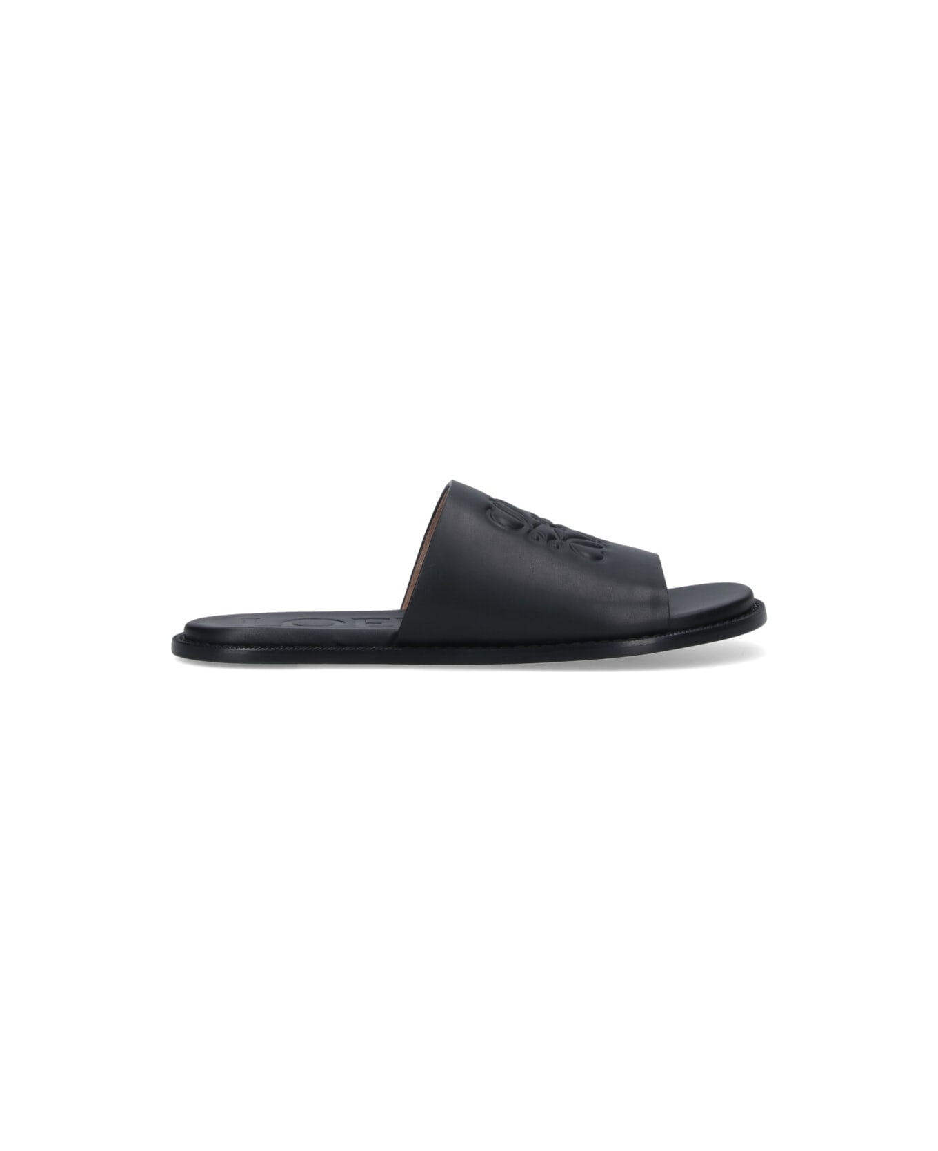 Loewe 
anagram Flex
 Slide Sandals - Black
