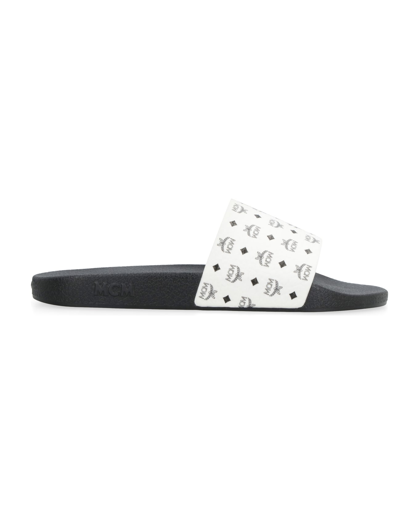 MCM Rubber Slides - black