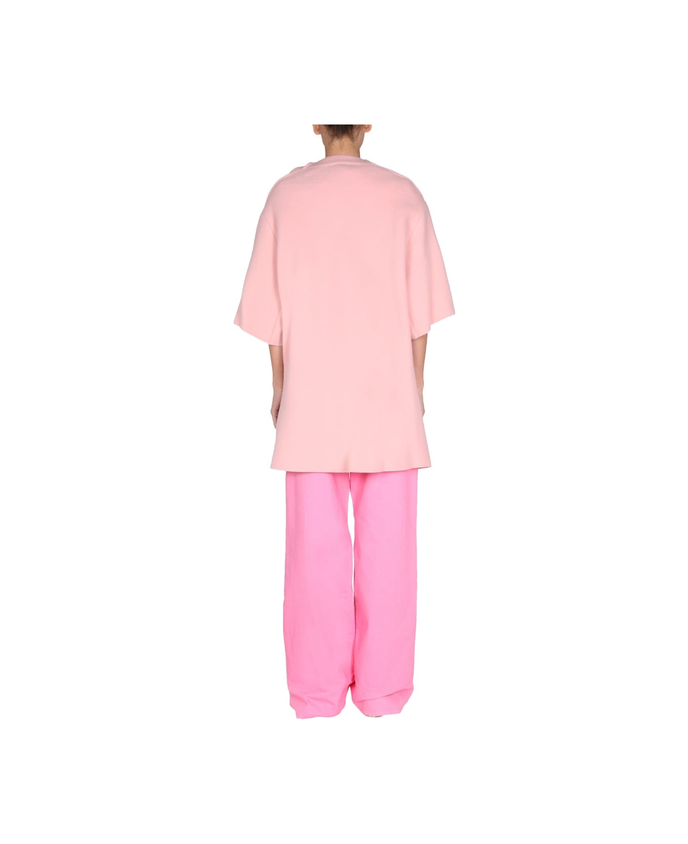 Raf Simons "ataraxia" Wool Blend Dress - PINK ワンピース＆ドレス