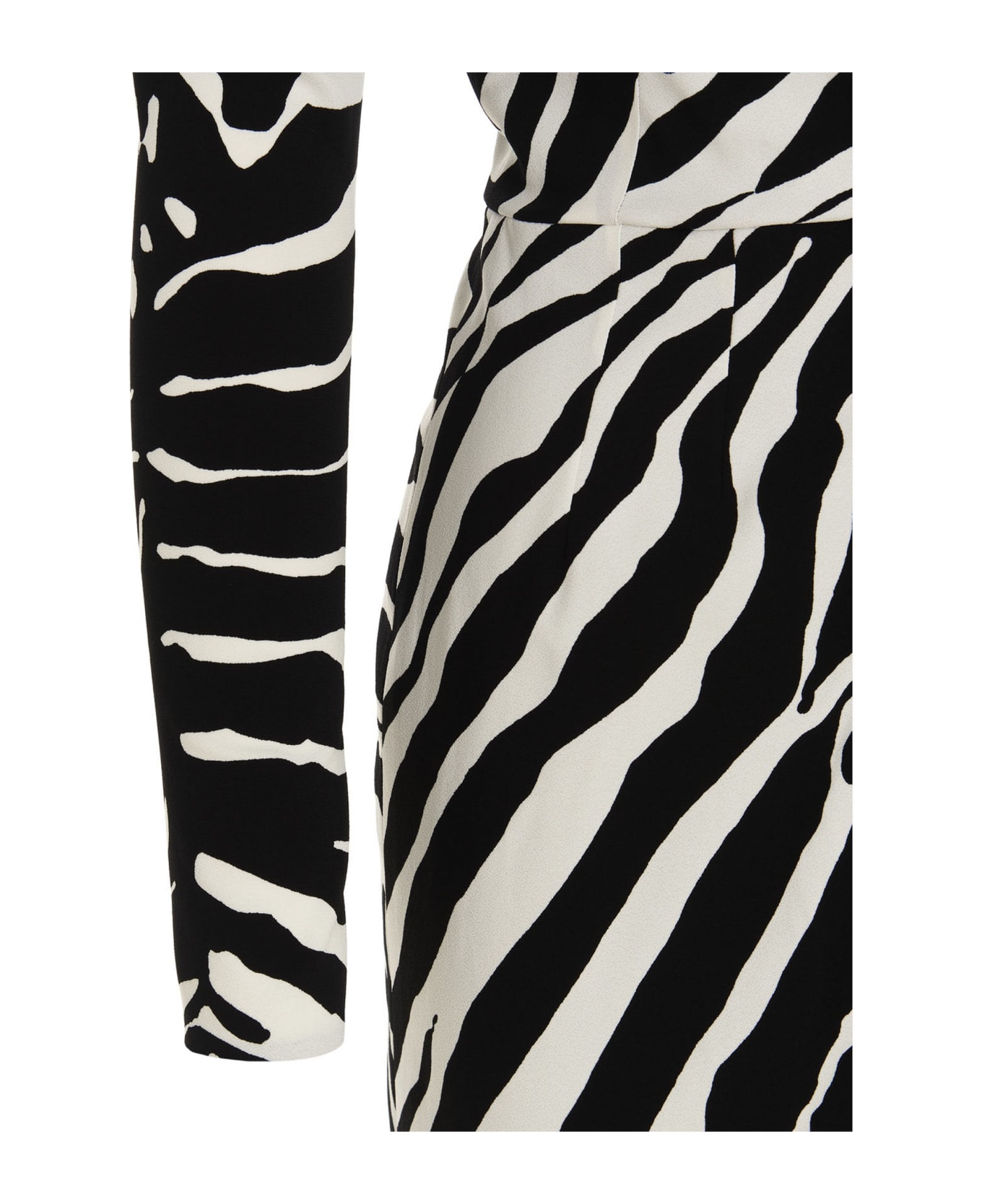 Dolce & Gabbana Zebra Dress - White/Black