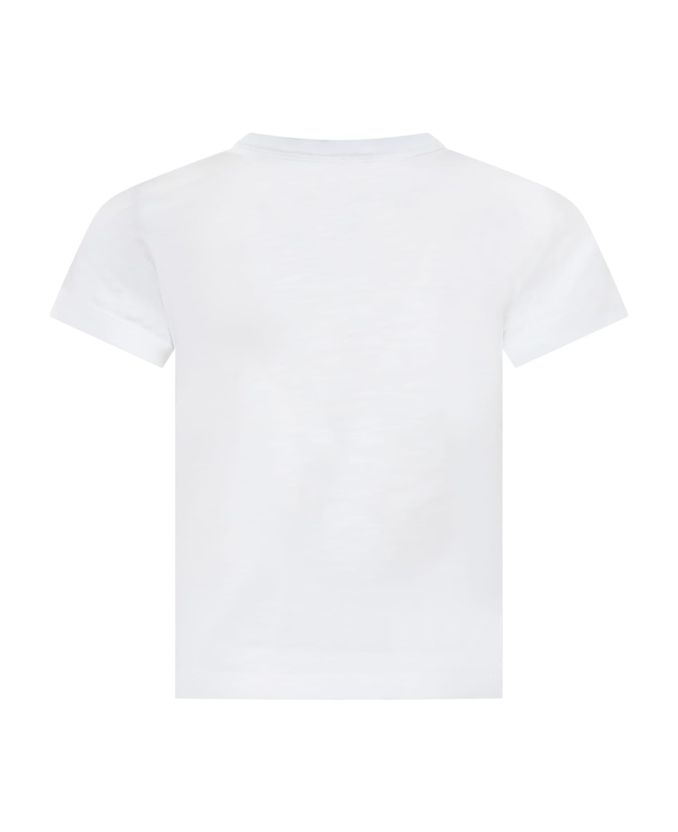 Petit Bateau White T-shirt For Kids - White
