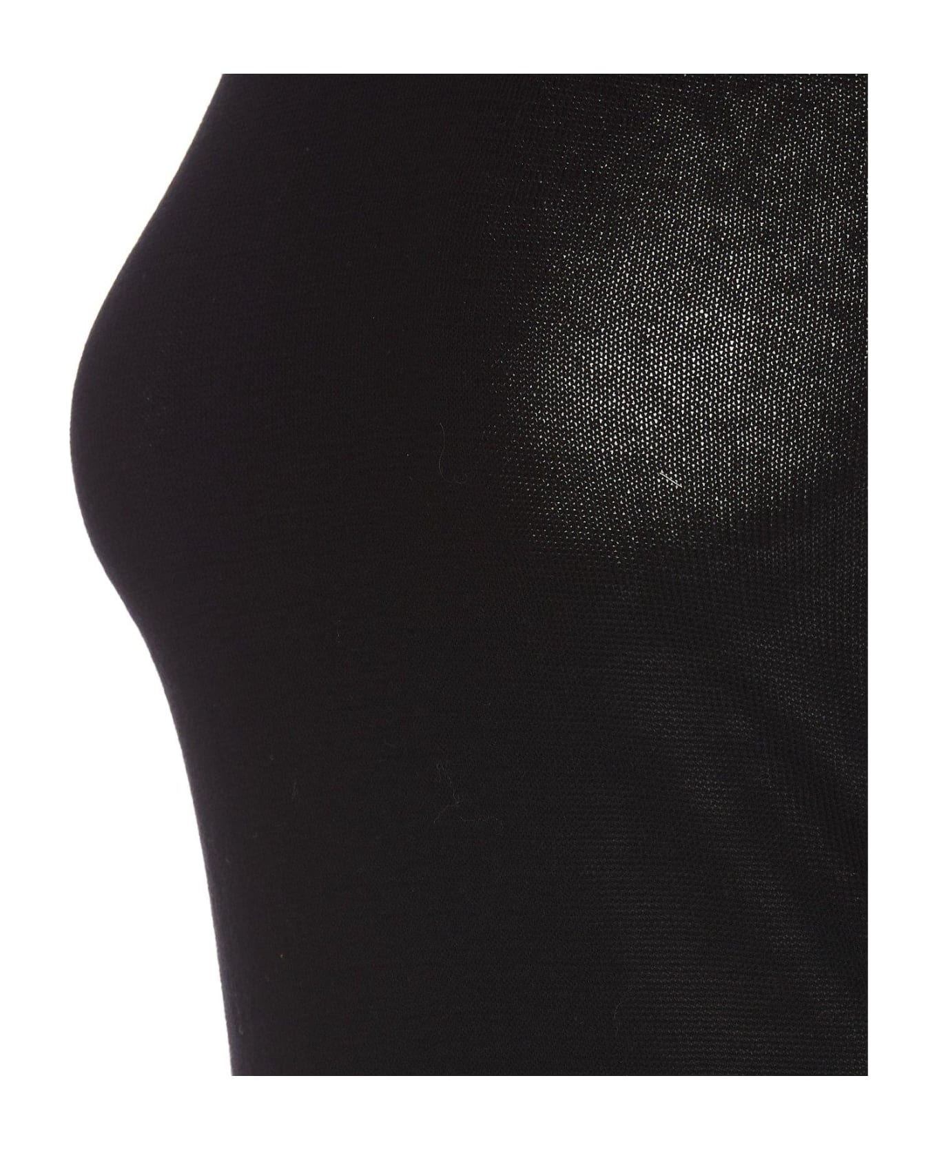 Lemaire Open-back Ribbed Halterneck Top - Black