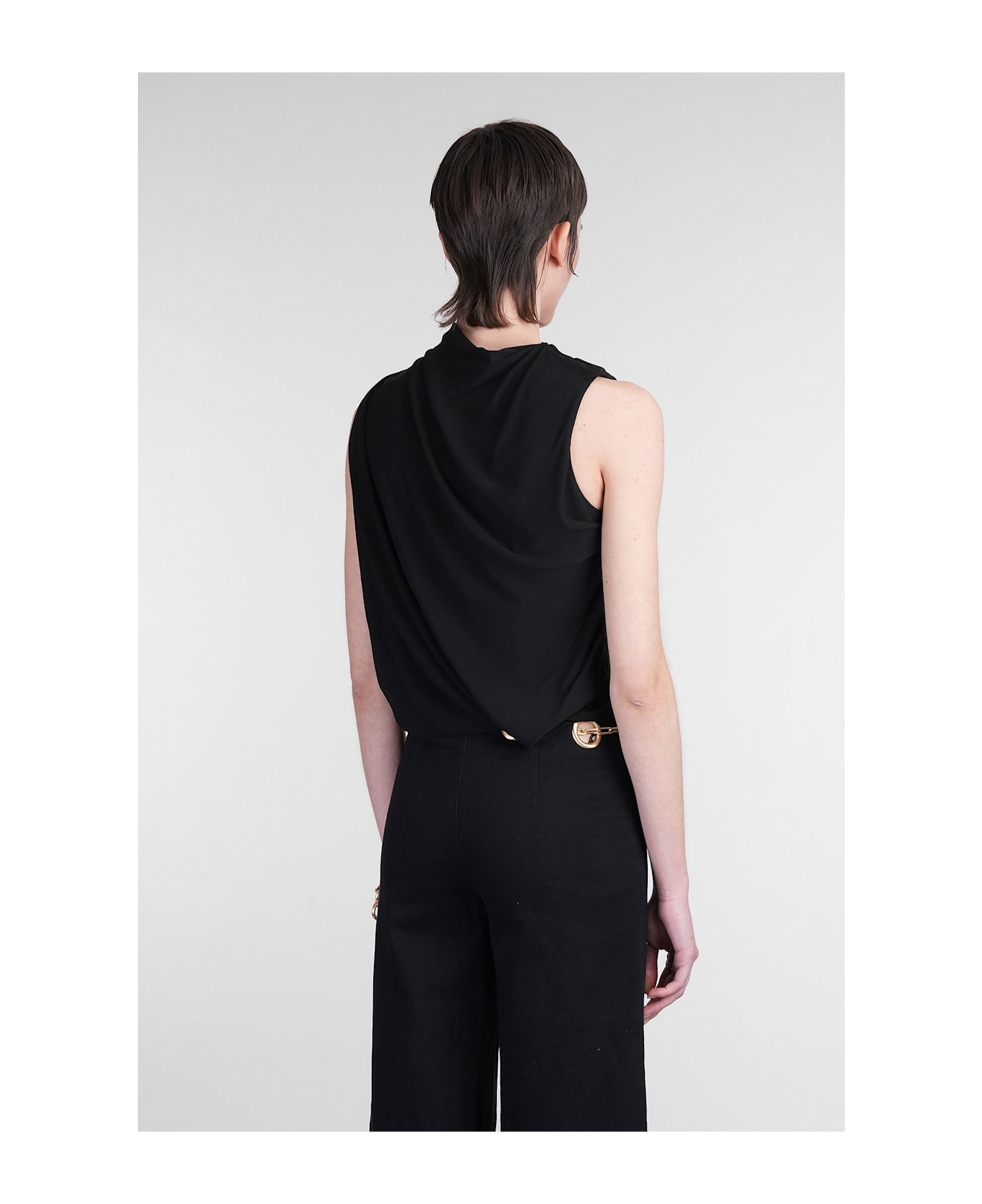 Cult Gaia Christian Topwear In Black Viscose - black