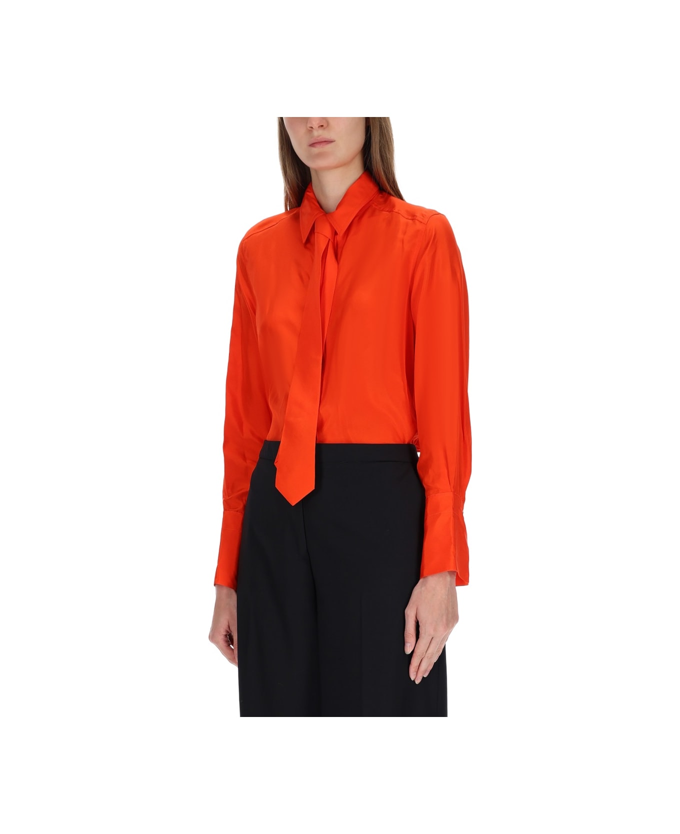 Paul Smith Shirt With Tie - RED