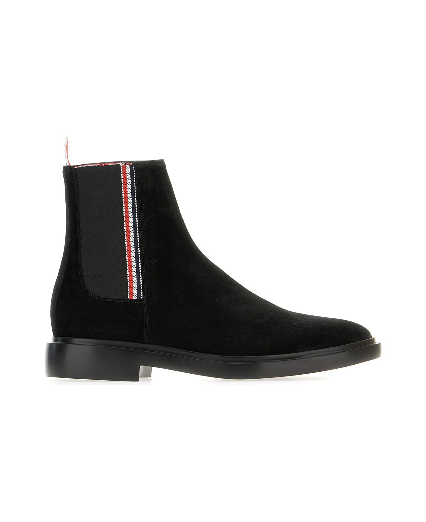 Thom Browne Black Suede Ankle Boots - BLACK