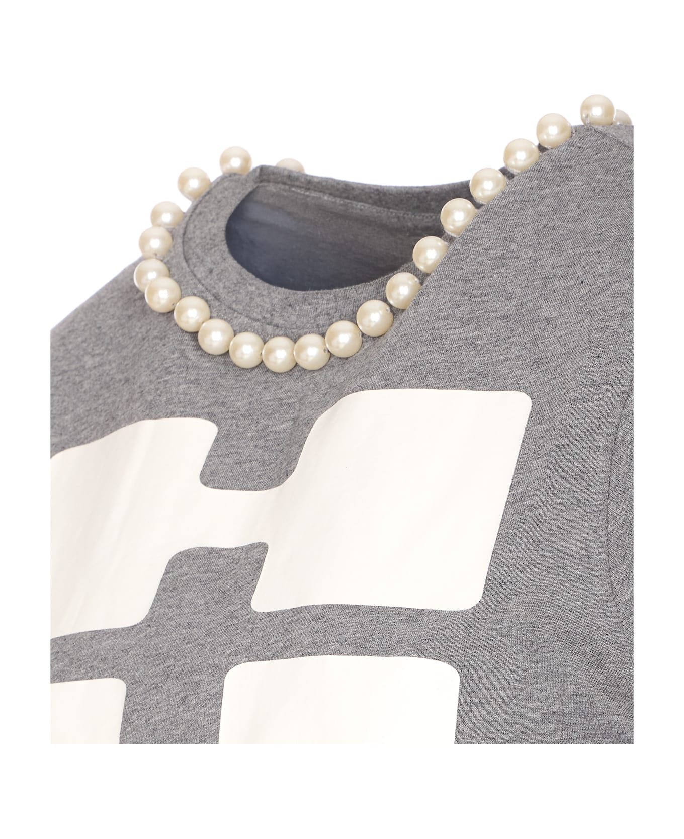 Essentiel Antwerp Isos Beads T-shirt - Grey
