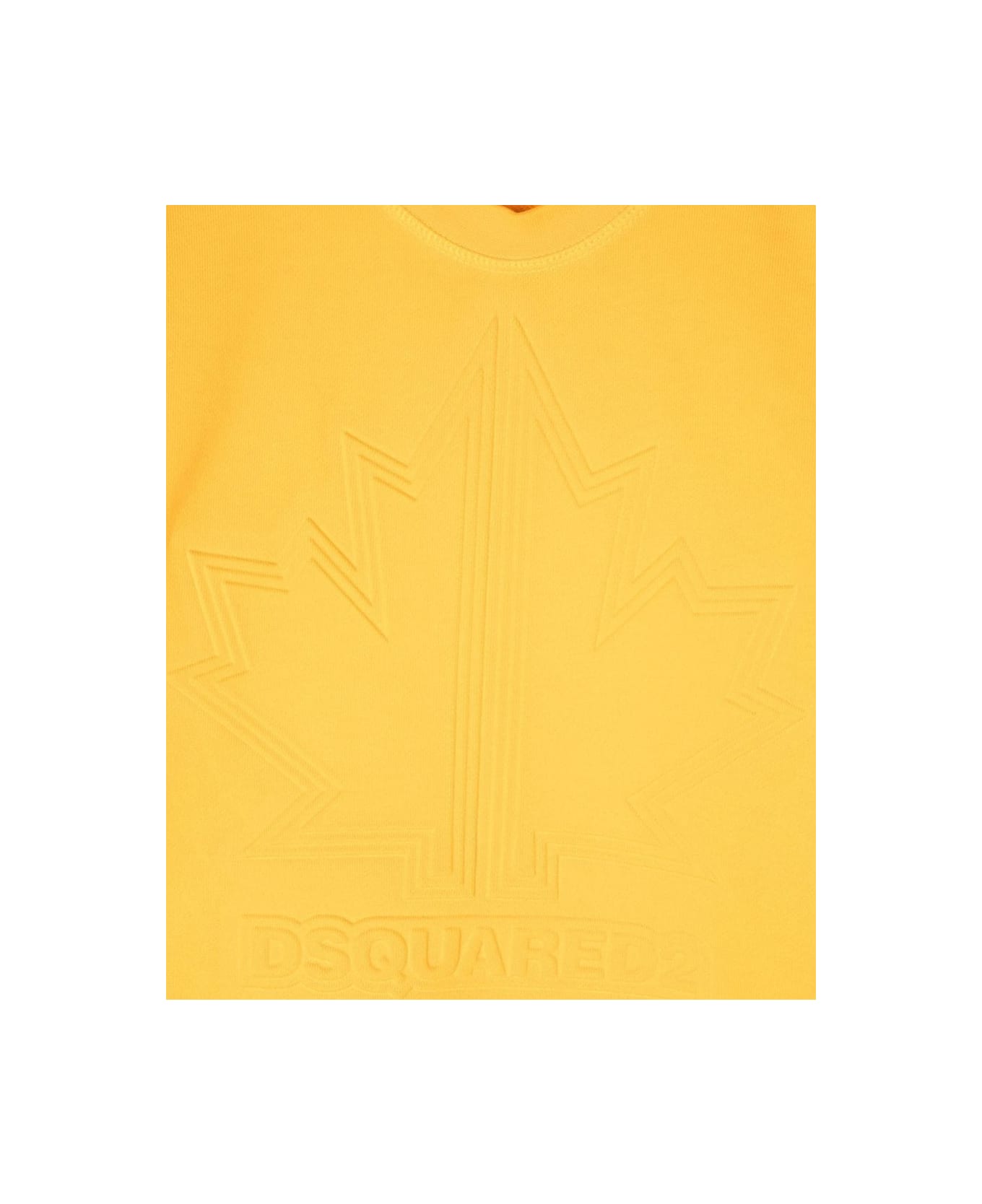 Dsquared2 Slouchy Fit Crewneck Sweatshirt - YELLOW