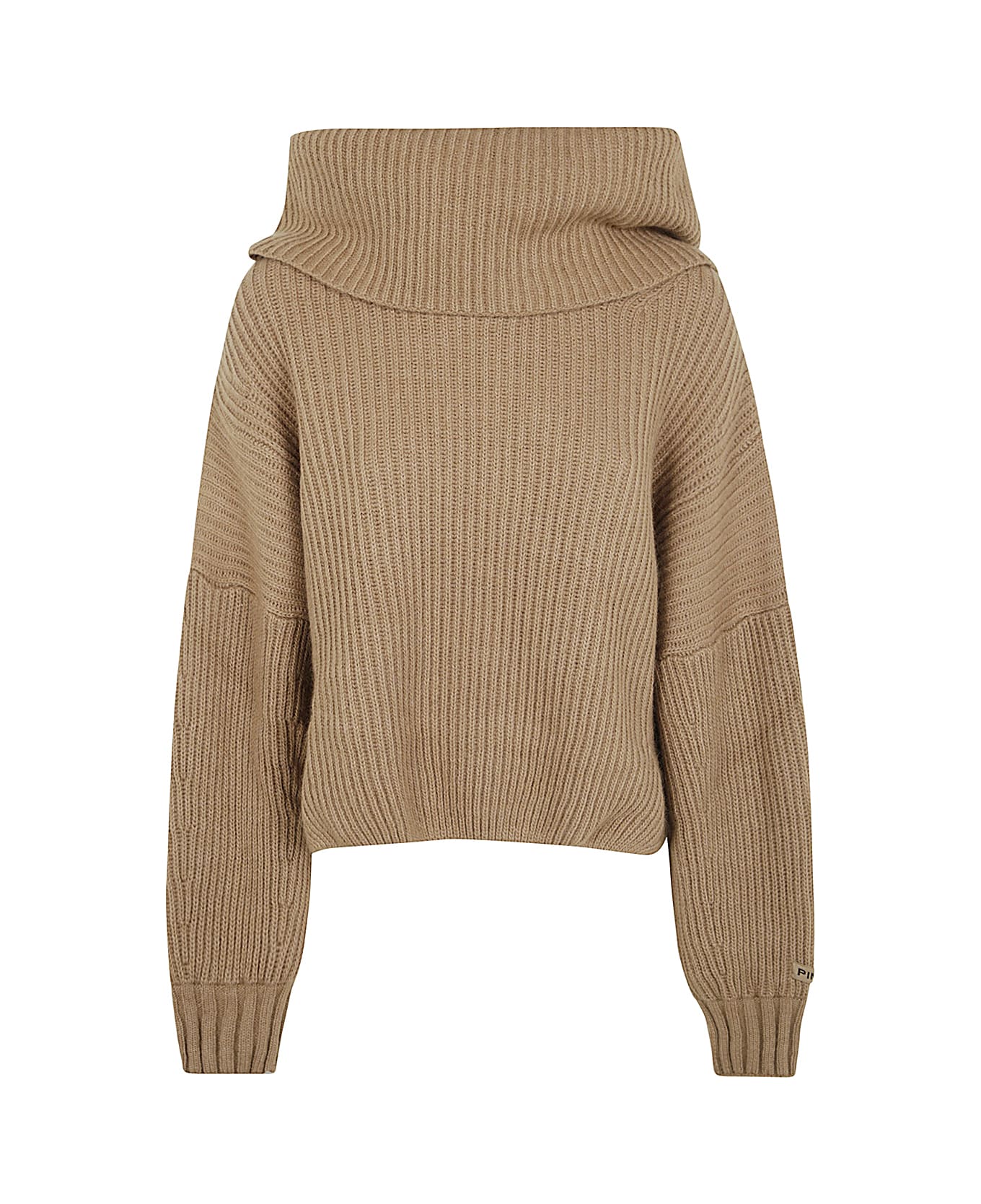 Pinko Sphynx Mohair Mix Sweater - Beige Grey