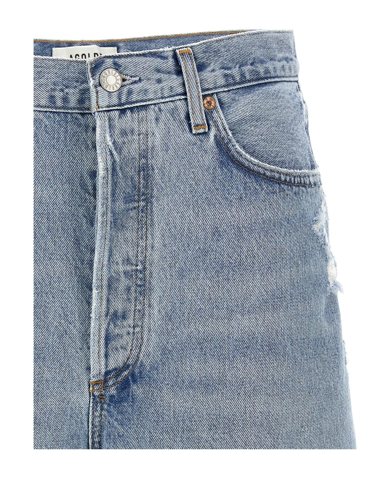 AGOLDE 'stella' Shorts - Light Blue ショートパンツ