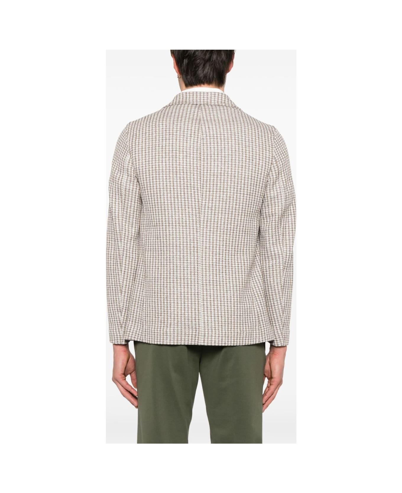 Circolo 1901 Cotton And Linen Blend Jacket - Beige