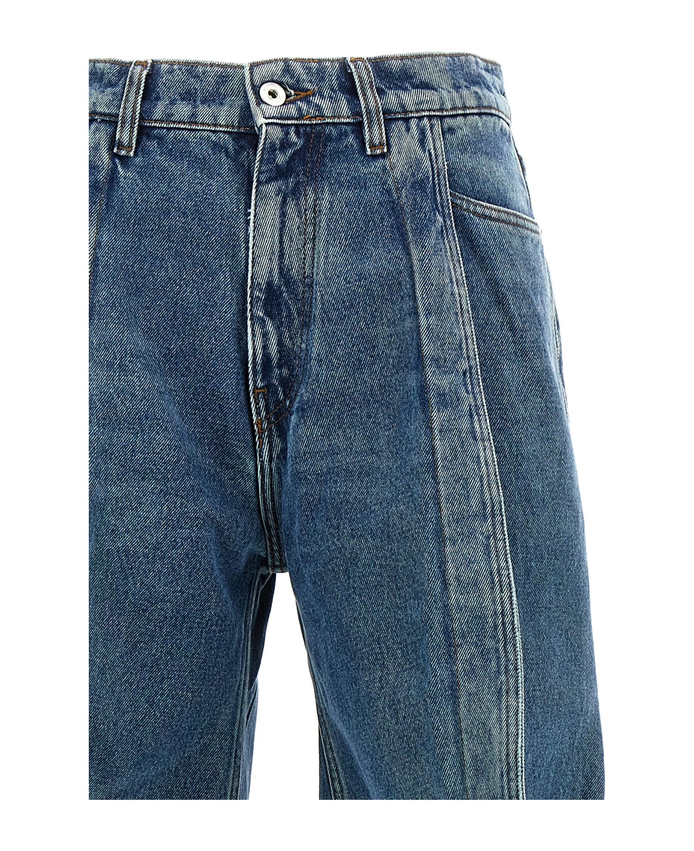 Y/Project 'evergreen Banana Jeans' Jeans - Blue