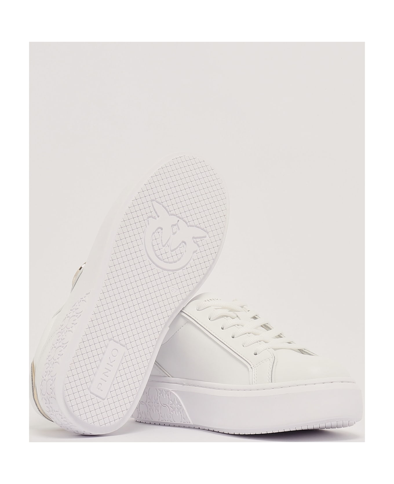 Pinko Yoko 01 Sneaker - BIANCO-PLATINO