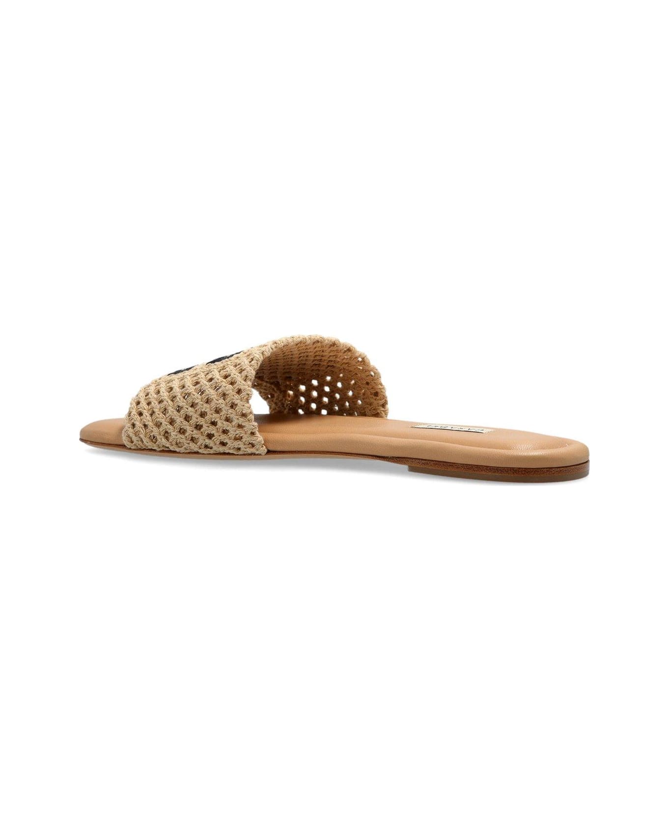 Casadei Positano Flat Slides - Beige