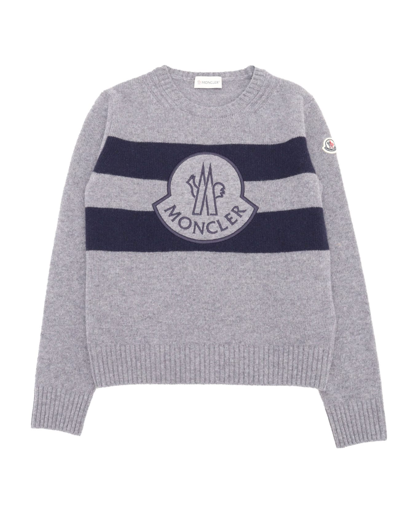 Moncler Crew Neck - GREY