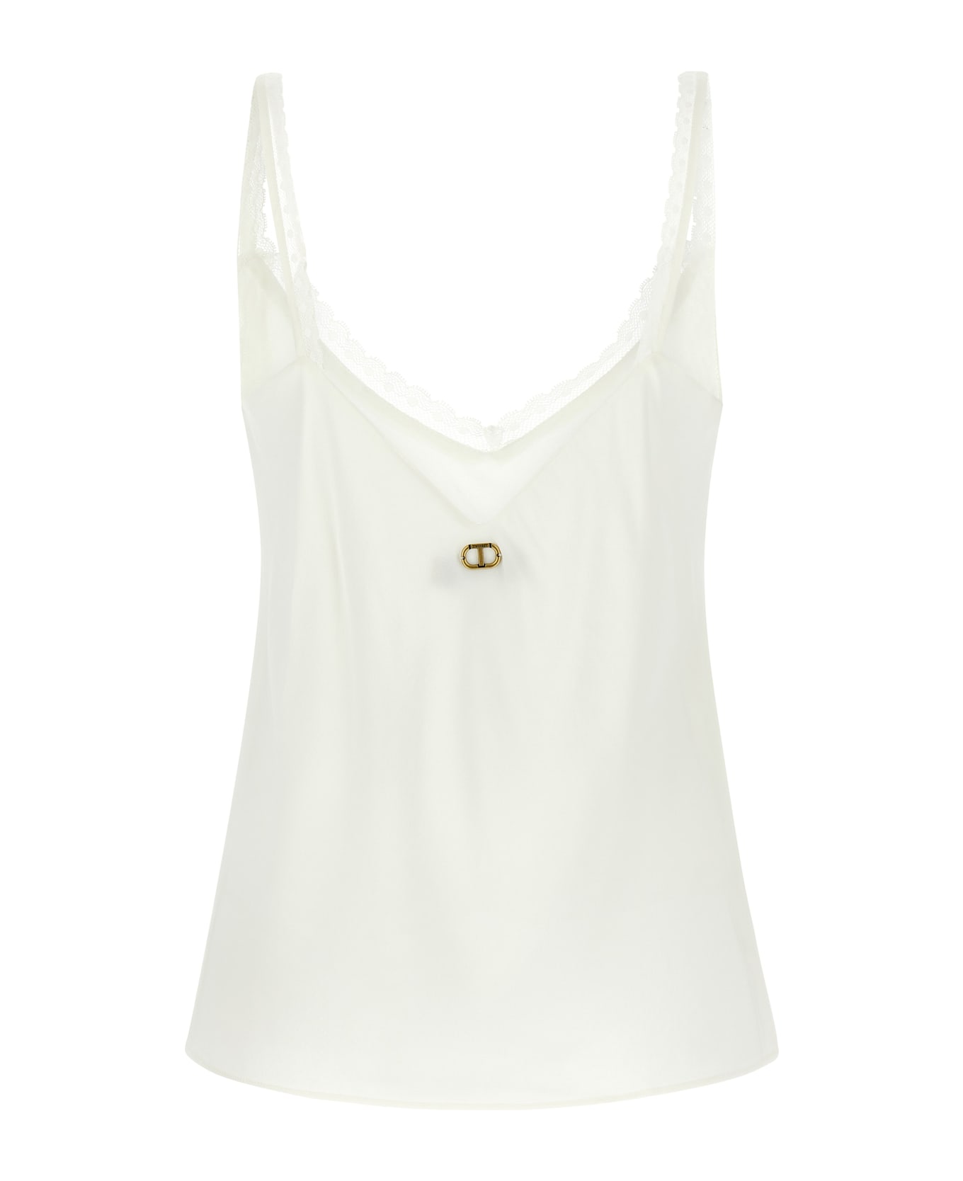 TwinSet Silk Top - White